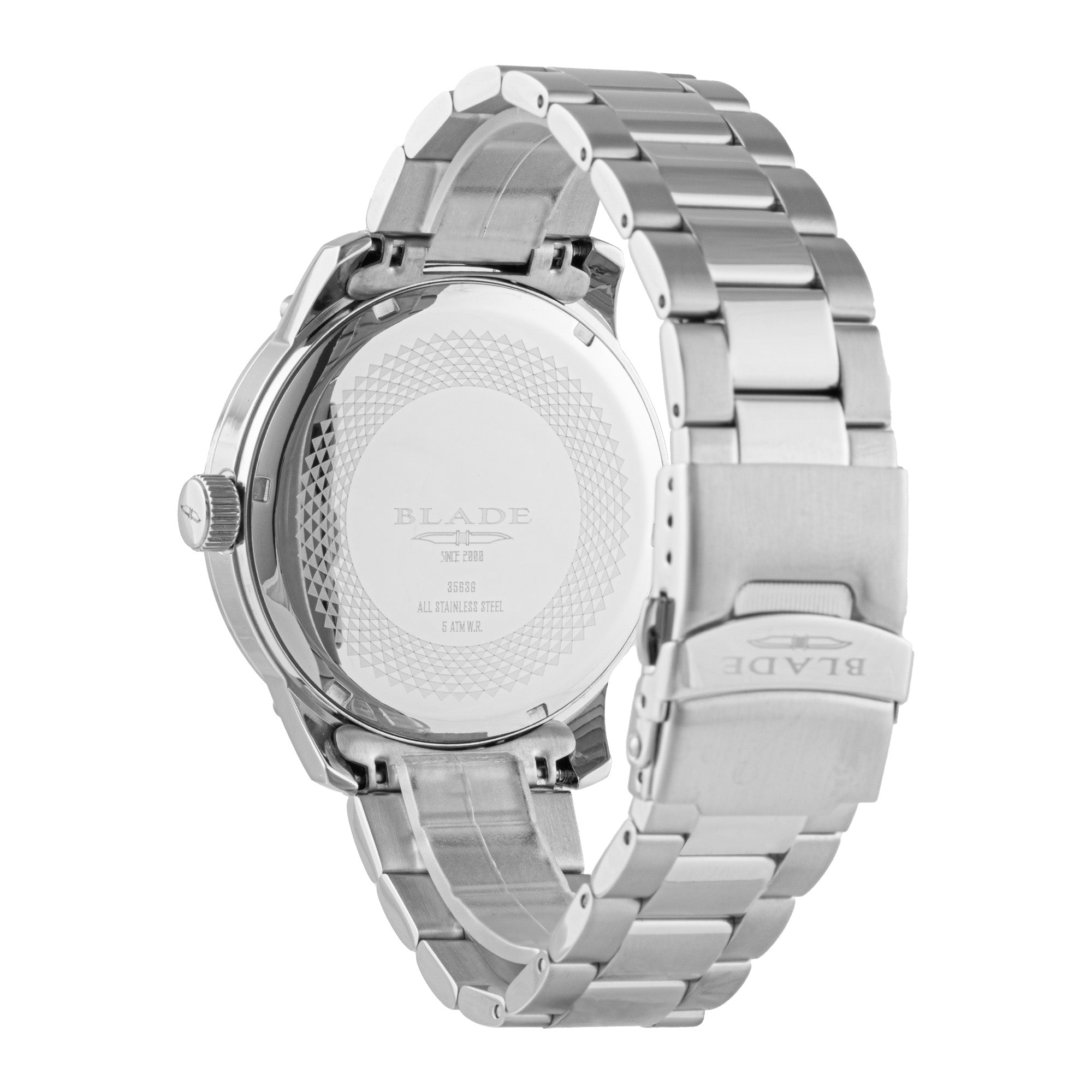 BLADE Combat II Grey 3563G2SGS SS Case & Band Multifunction Men's Watch