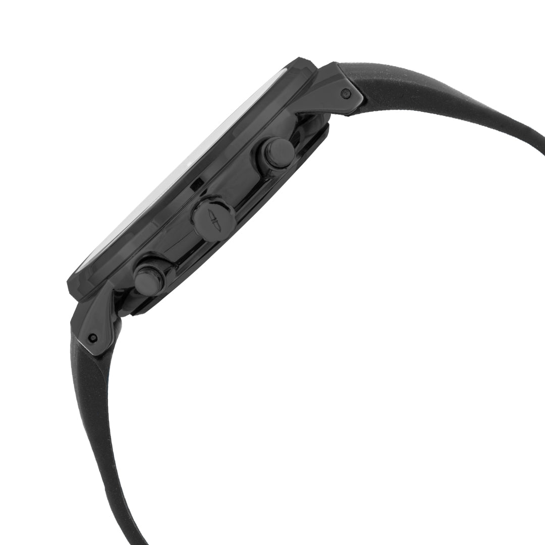 BLADE Indie Noir 3565G5NNN PVD Black Plated SS Case and Silicon Strap Men's Watch