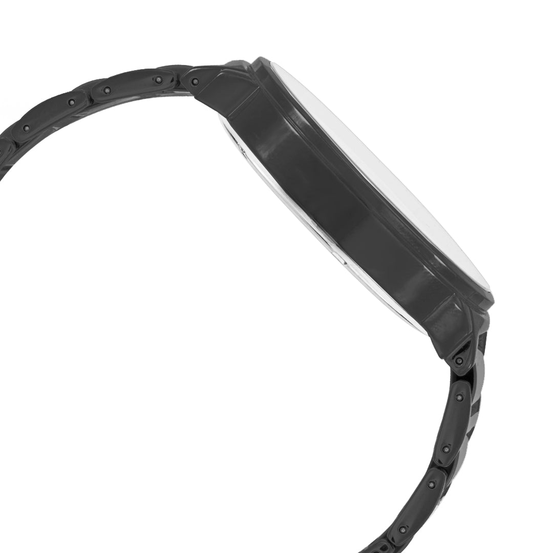 BLADE Jazz Noir SS Case & SS/Ceramic Band Date Men's Watch