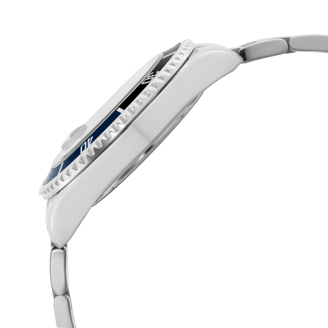 BLADE Icon Blue (ceramic bezel) 3598G2SBS SS Case & Band Chronograph Men's Watch