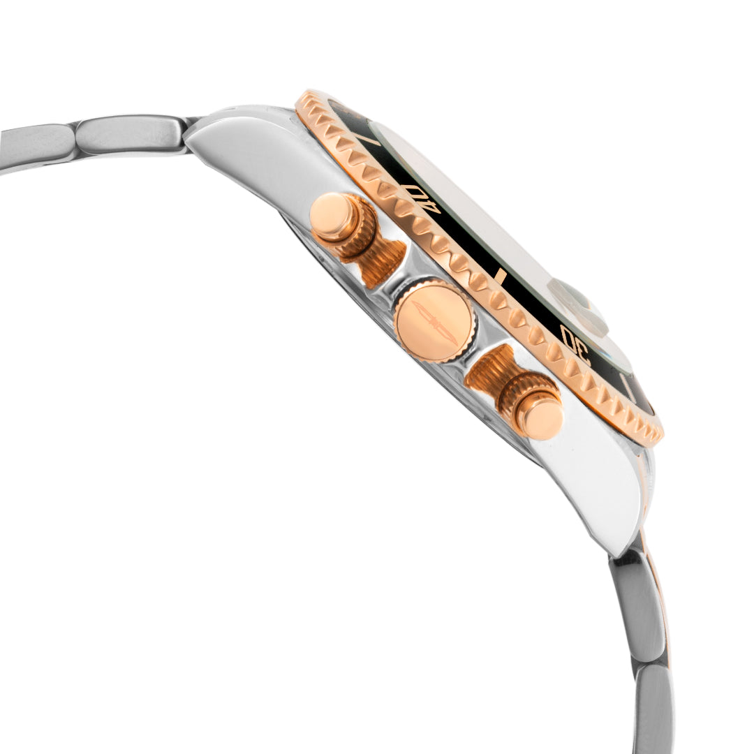 BLADE Icon Bichrome 3598G2UBU TT PVD Rose Gold Chronograph Men's Watch