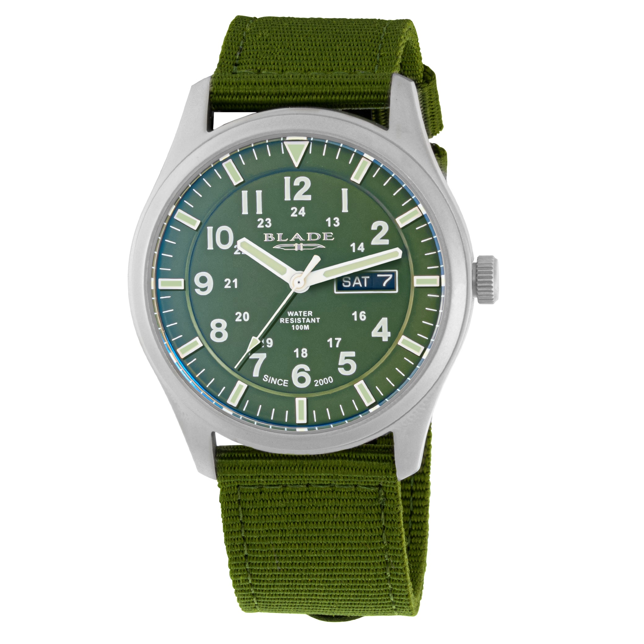 BLADE Runner Khaki 3603G6SEE Nylon Band Men's Watch - Front