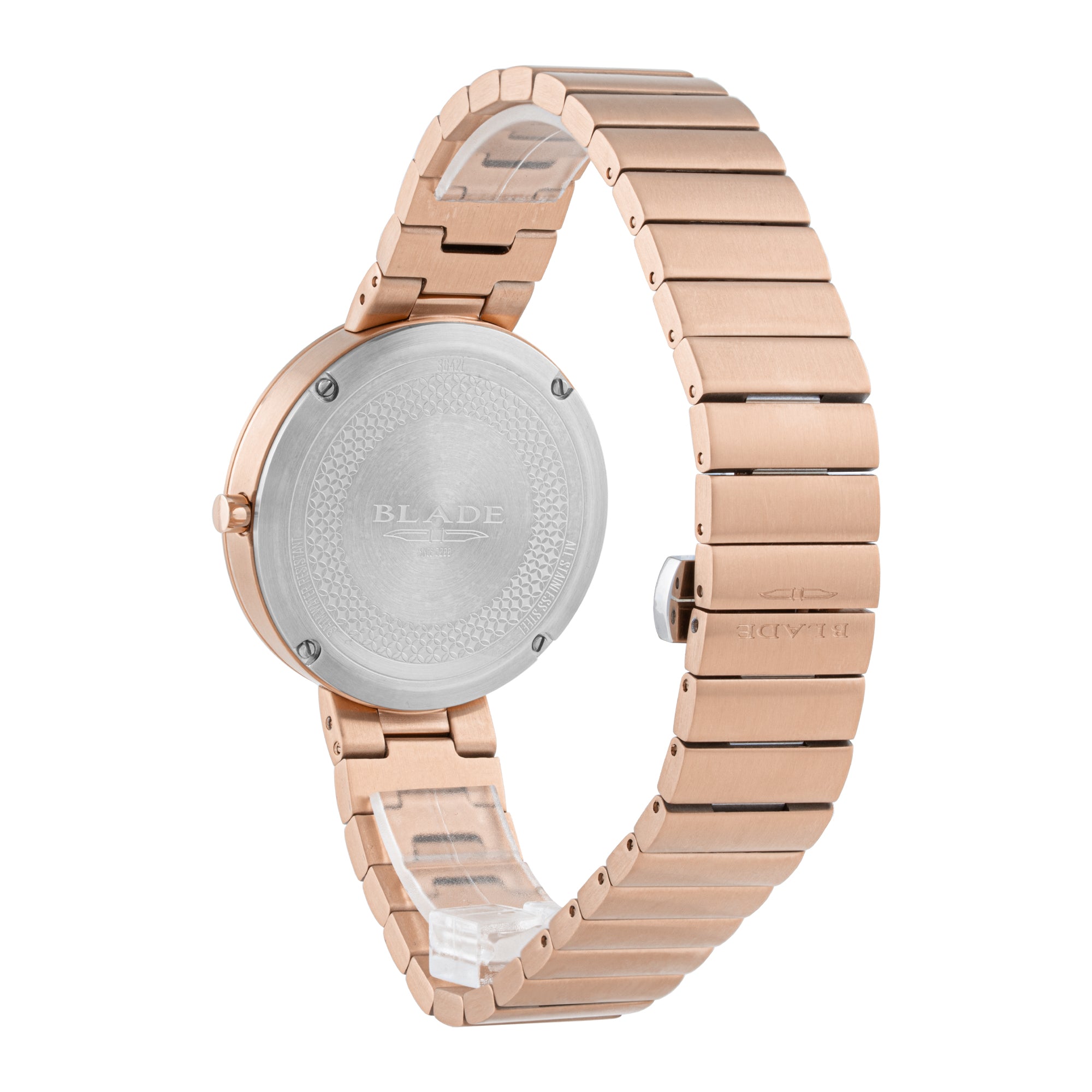 BLADE Eternal Bloom 3642L2RPR SS Case & Band 3-Hands Women's Watch