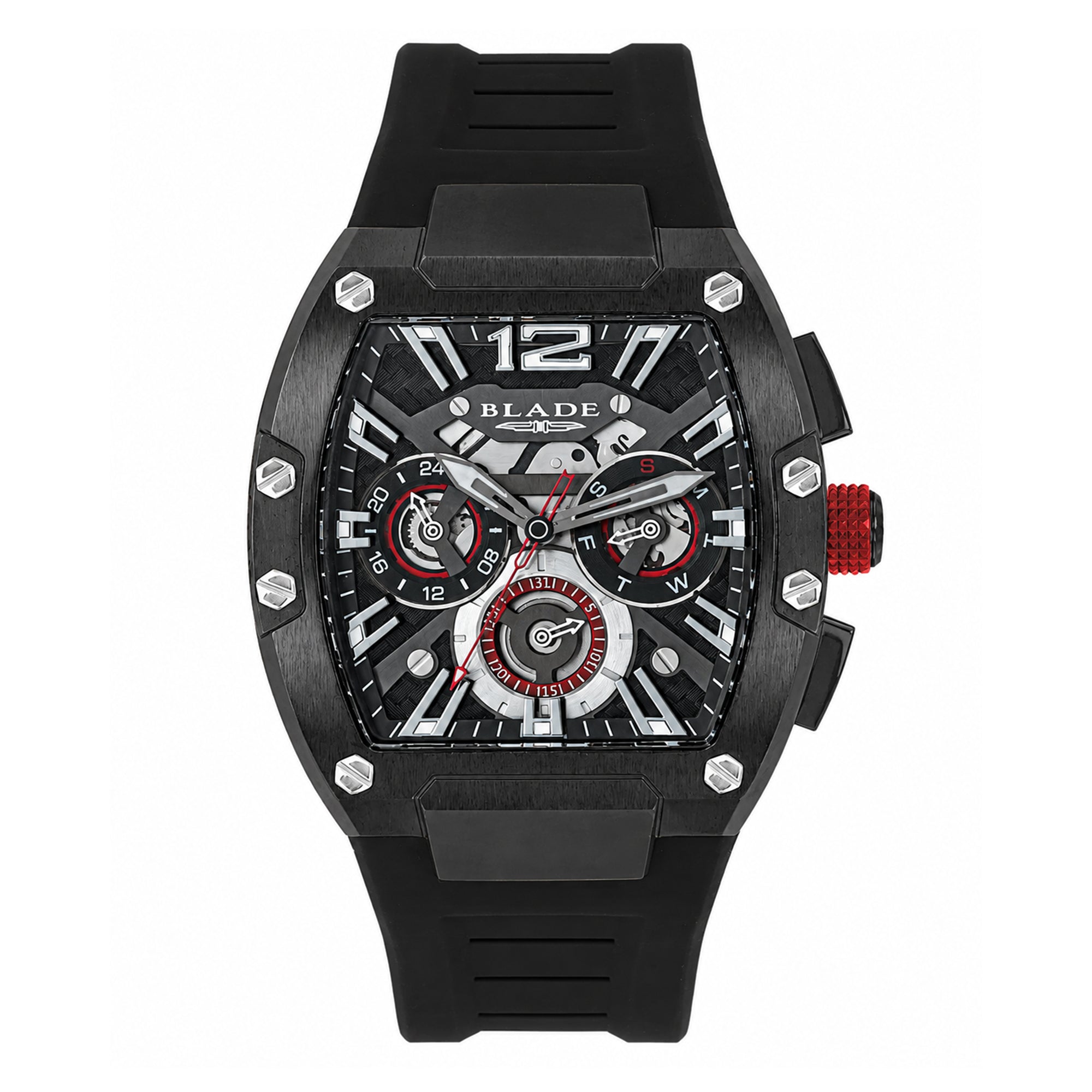 BLADE Magnifique Imprint 3652G5NNN SS & Silicone Strap Multifunction Men's Watch