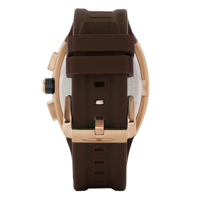BLADE Magnifique Bronze 3652G5ROO SS & Silicone Strap Multifunction Men's Watch