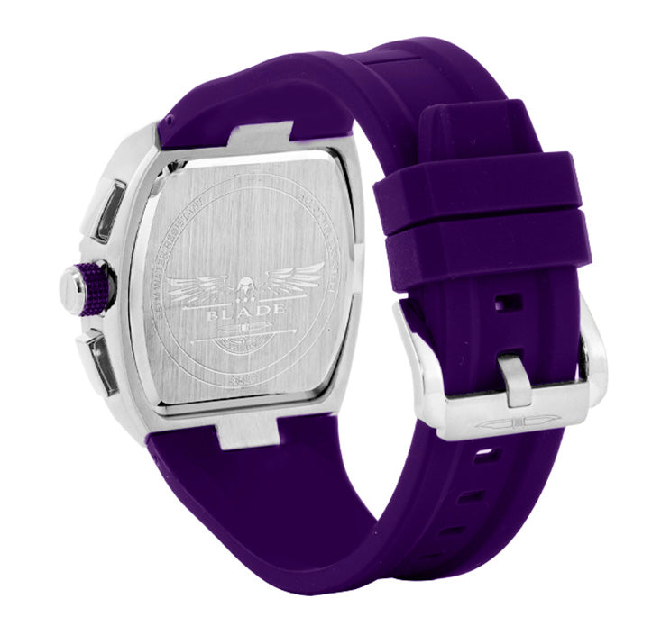 BLADE Magnifique Indigo 3652G5SNV SS & Silicone Strap Multifunction Men's Watch