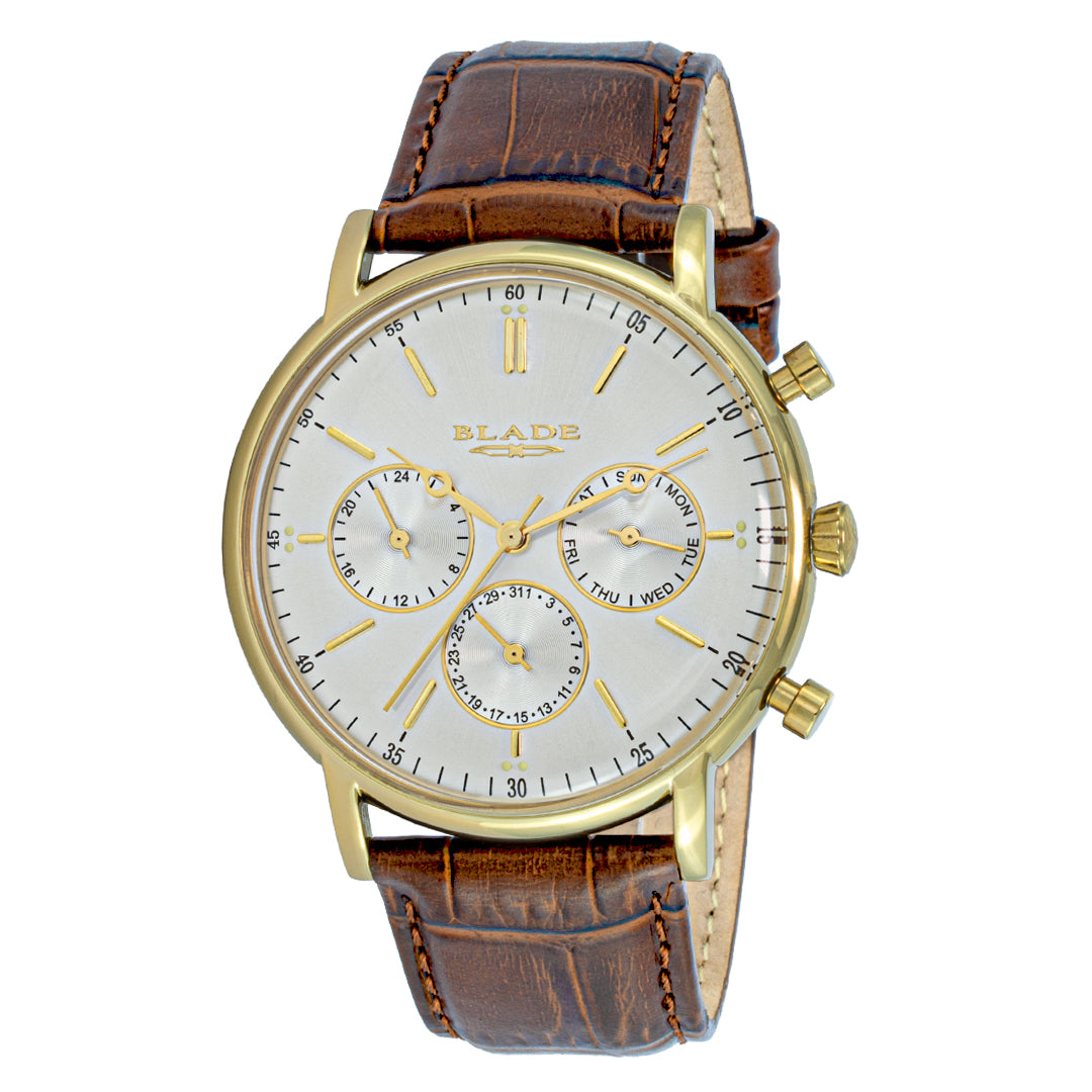 Blade Alpha Gold 3663G1GWO SS Leather Front