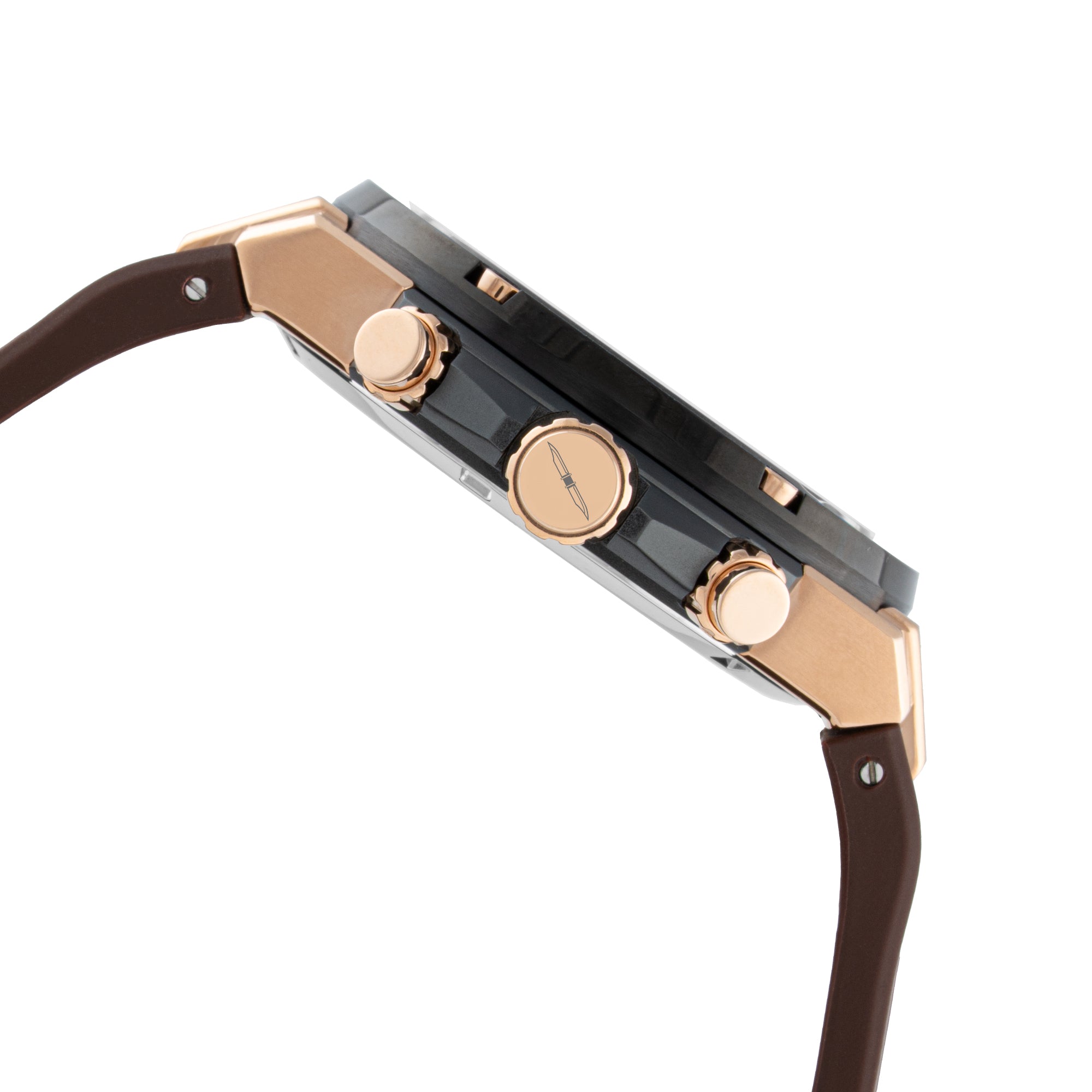 BLADE Swift Sunset 3667G5QGO SS & Silicone Strap Multifunction Men's Watch