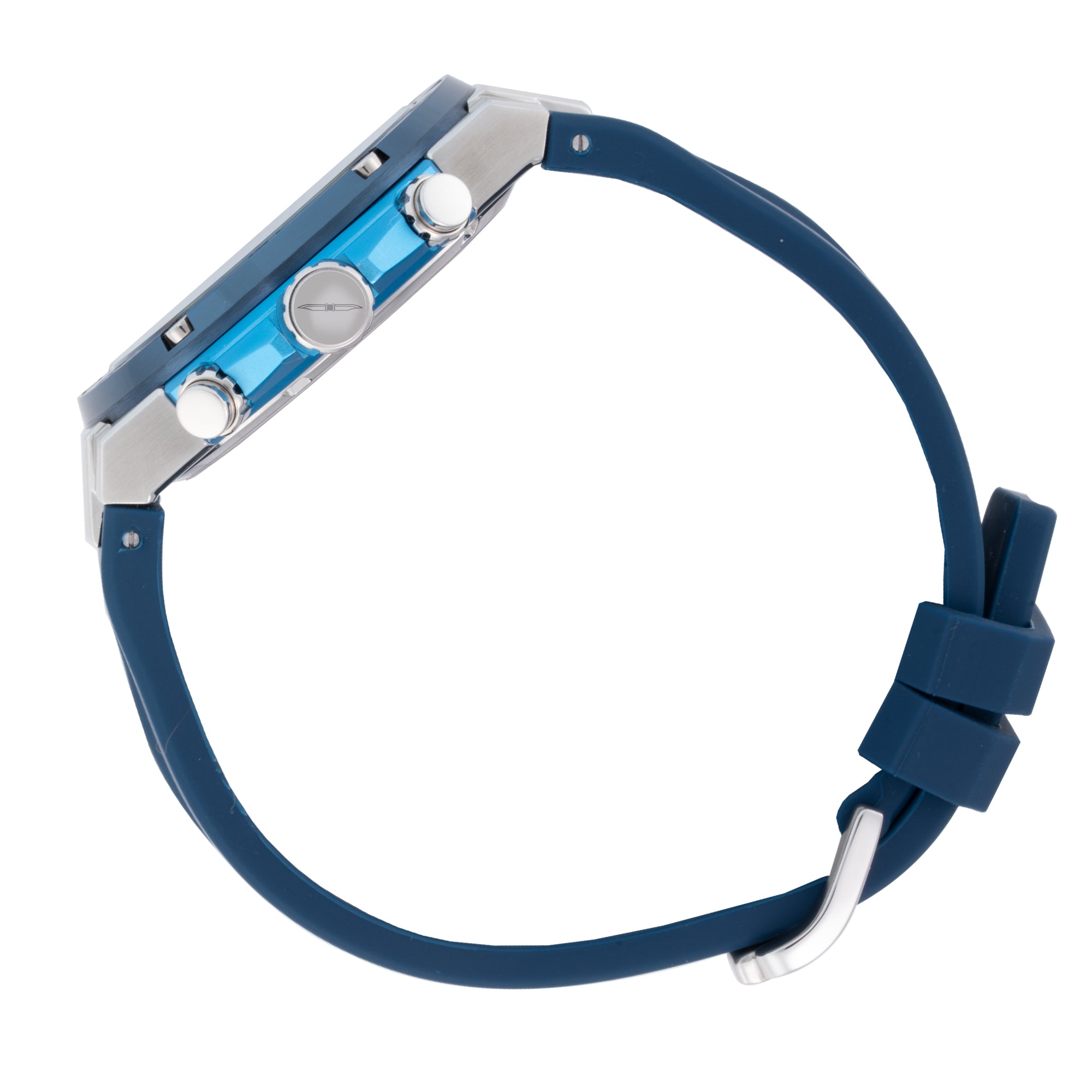 BLADE Swift Navy 3667G5ZBB SS & Silicone Strap Multifunction Men's Watch