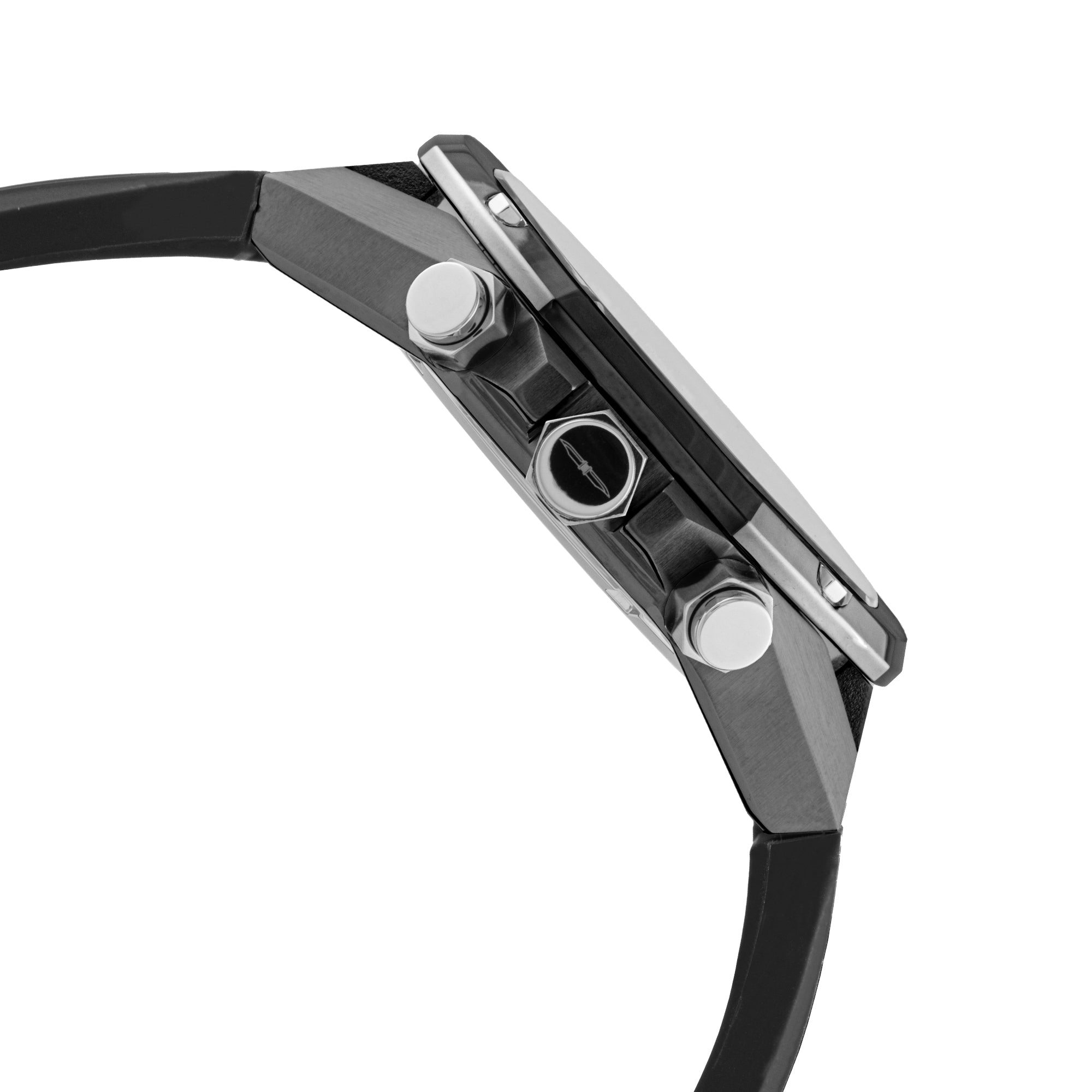 BLADE Ascend Gun 3674G5AGN SS & Silicone Strap Multifunction Men's Watch