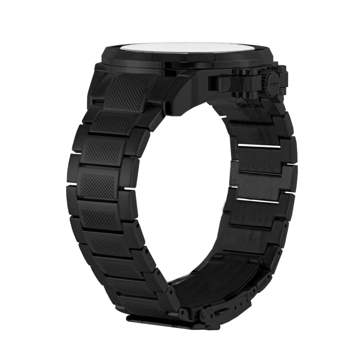 BLADE Crossfire Noir 3676G2NUN SS Case & Band Multifunction Men's Watch