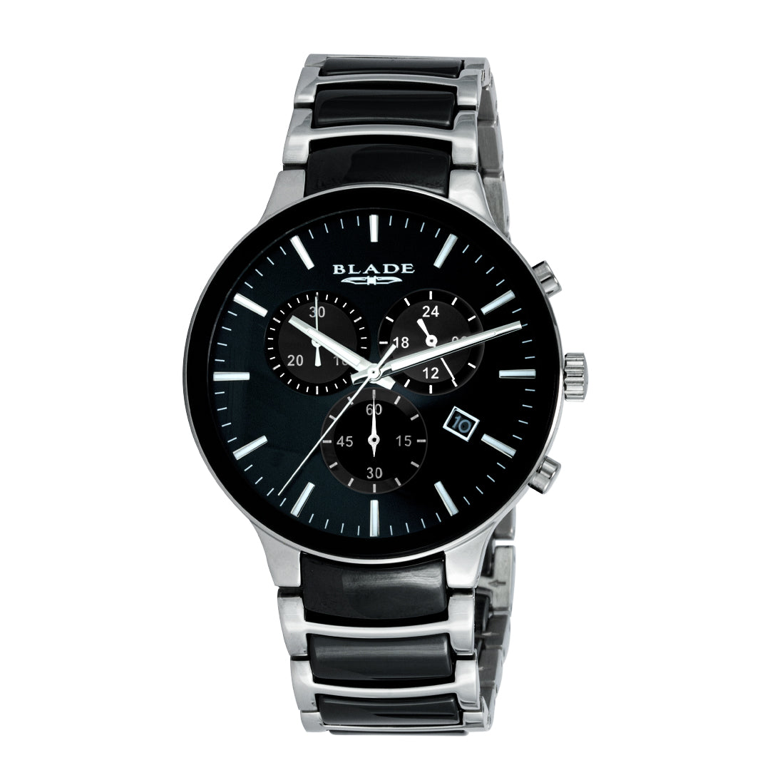 BLADE Prestige Black 3681G4SNN  SS Case and Band Multifunction Men's Watch