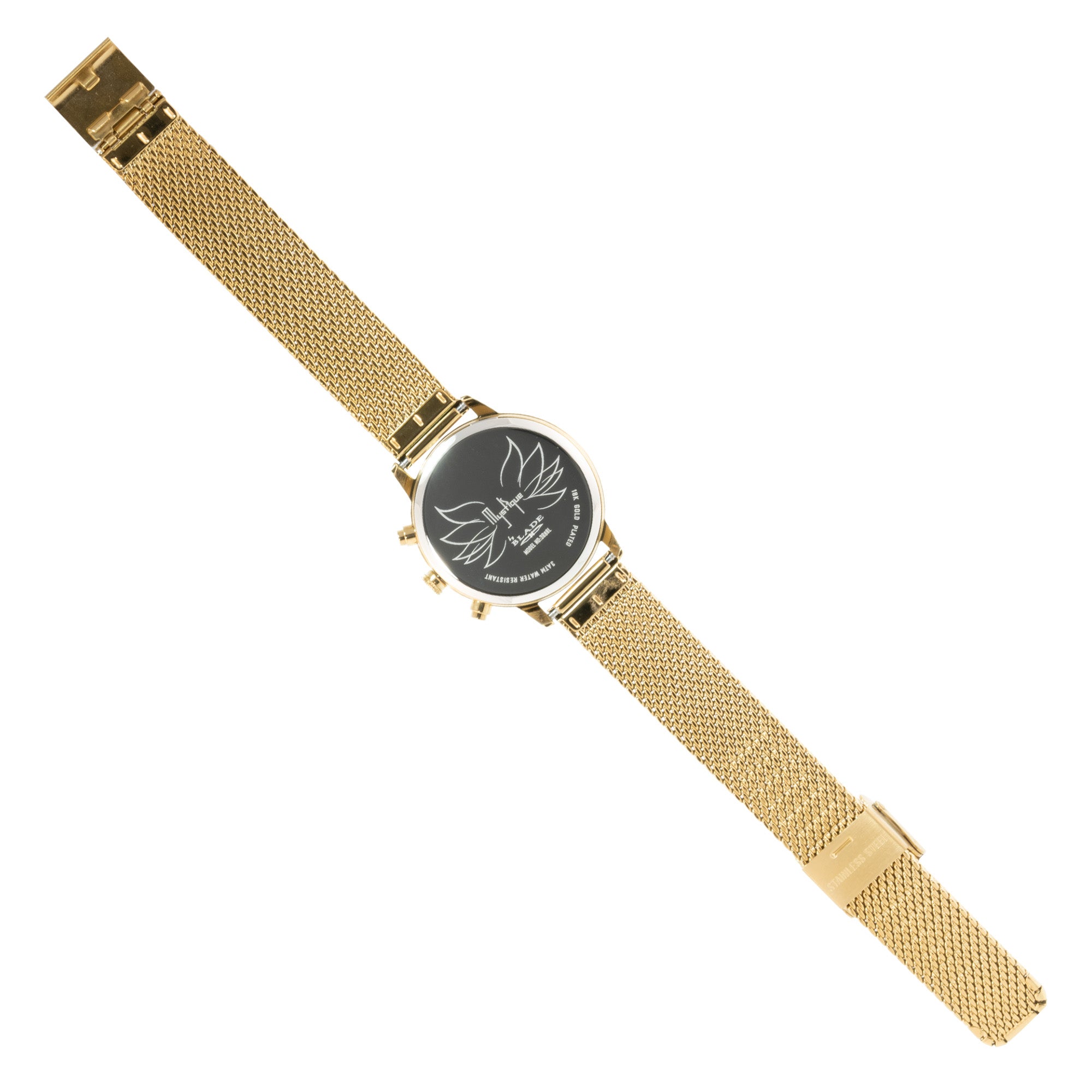 BLADE Venus Power 3688L2GEG SS Case & Mesh Strap Multifunction Women's Watch
