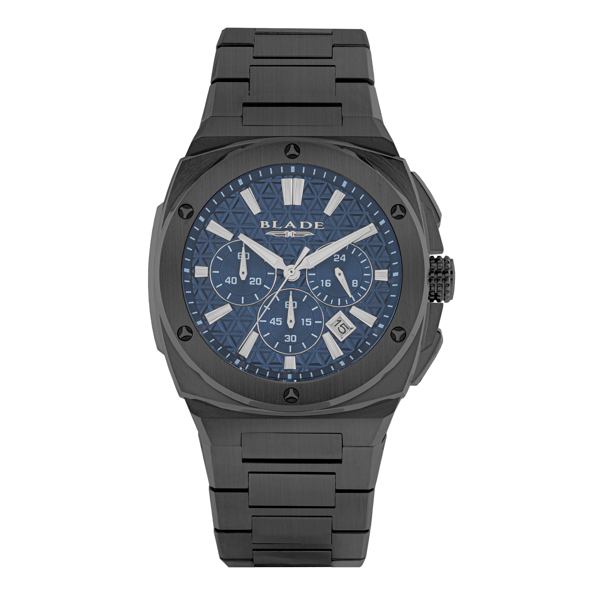 BLADE CRUSADER SS SPACE 3693G2ABA SS Case & Band Chronograph Men's Watch