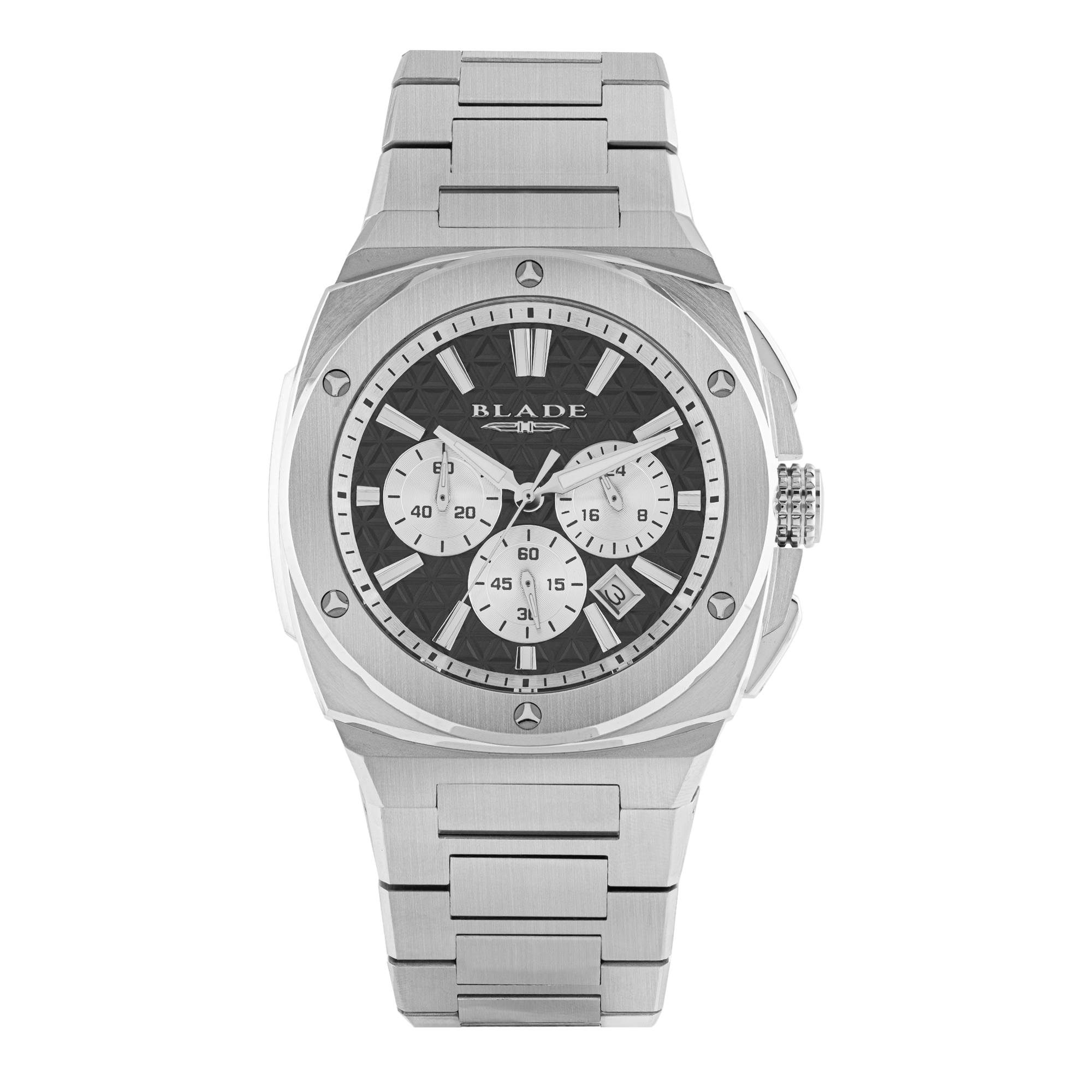 BLADE CRUSADER SS MONO  3693G2SUS SS Case & Band Chronograph Men's Watch