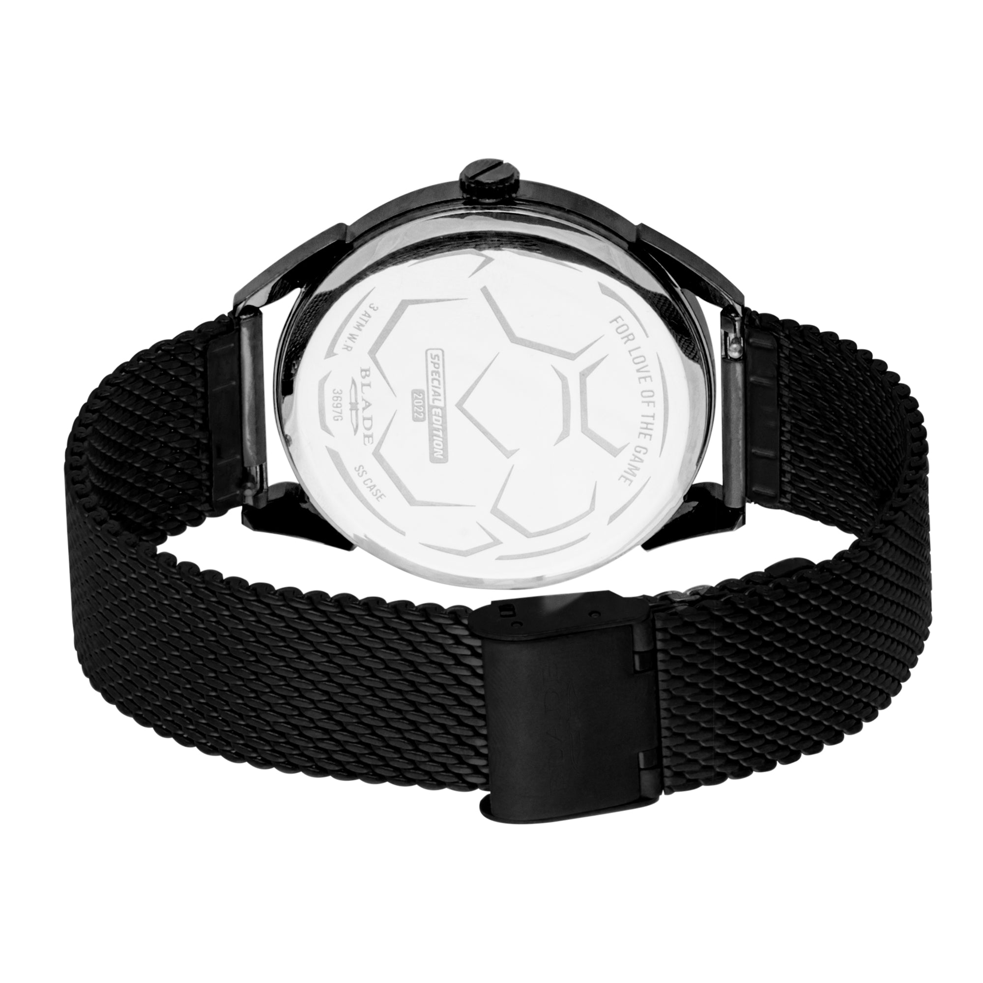 BLADE Retro SS Futbol Noir 3697G2NNN Unisex Watch - Back