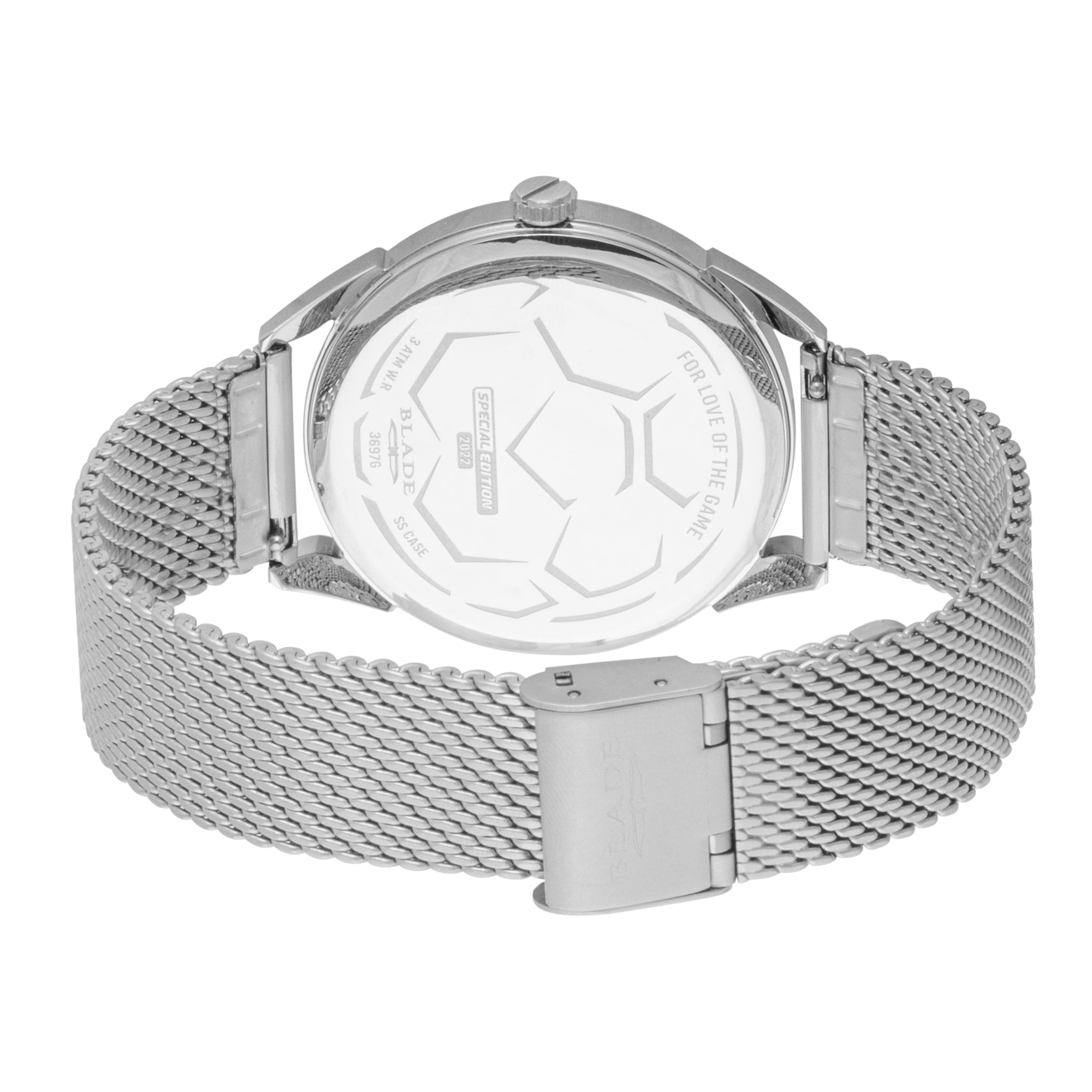 BLADE Retro SS-Futbol White 3697G2SWS Unisex Watch - Back