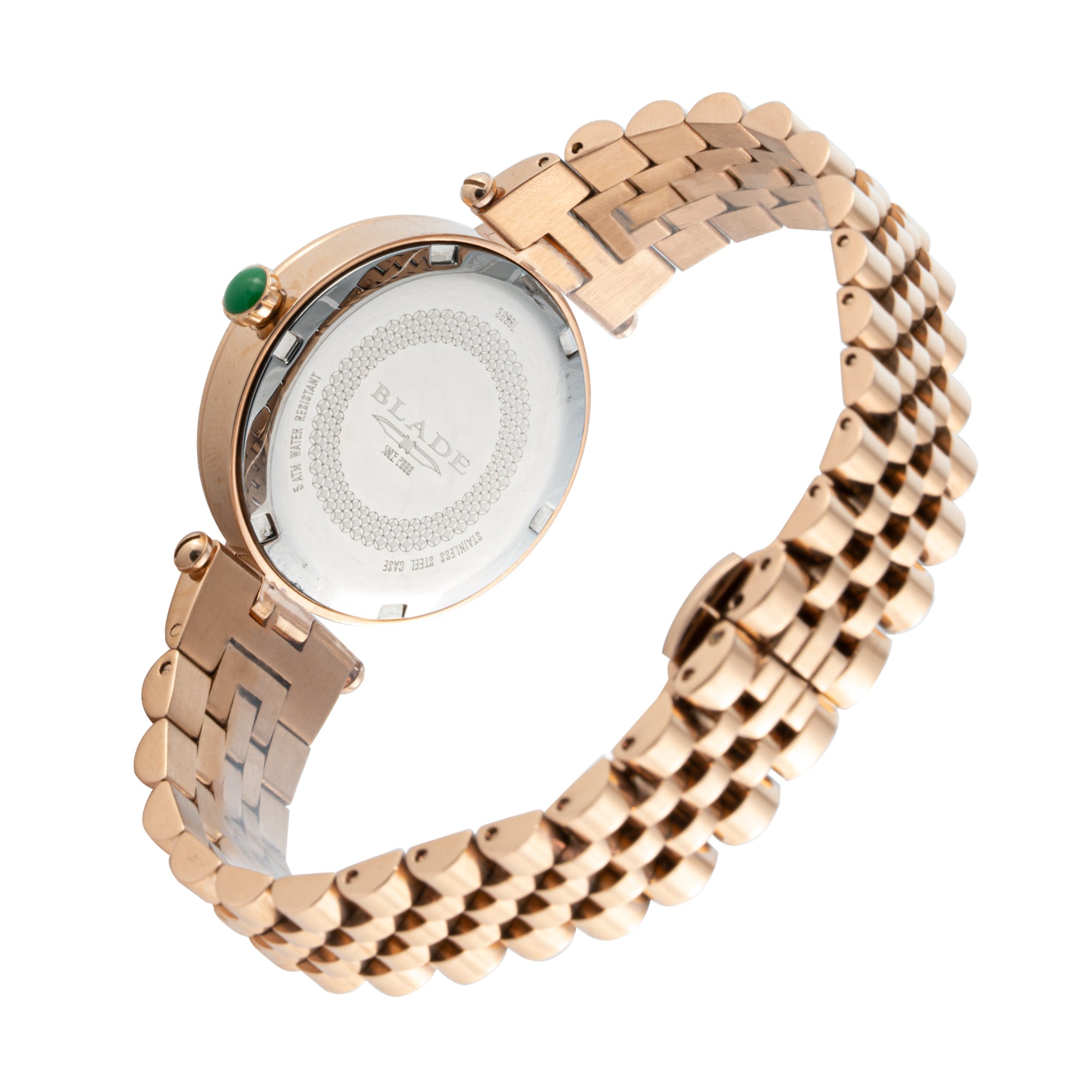 BLADE Paradigm X Bloom 3698L2RER SS Case & Band 3-Hands Women's Watch