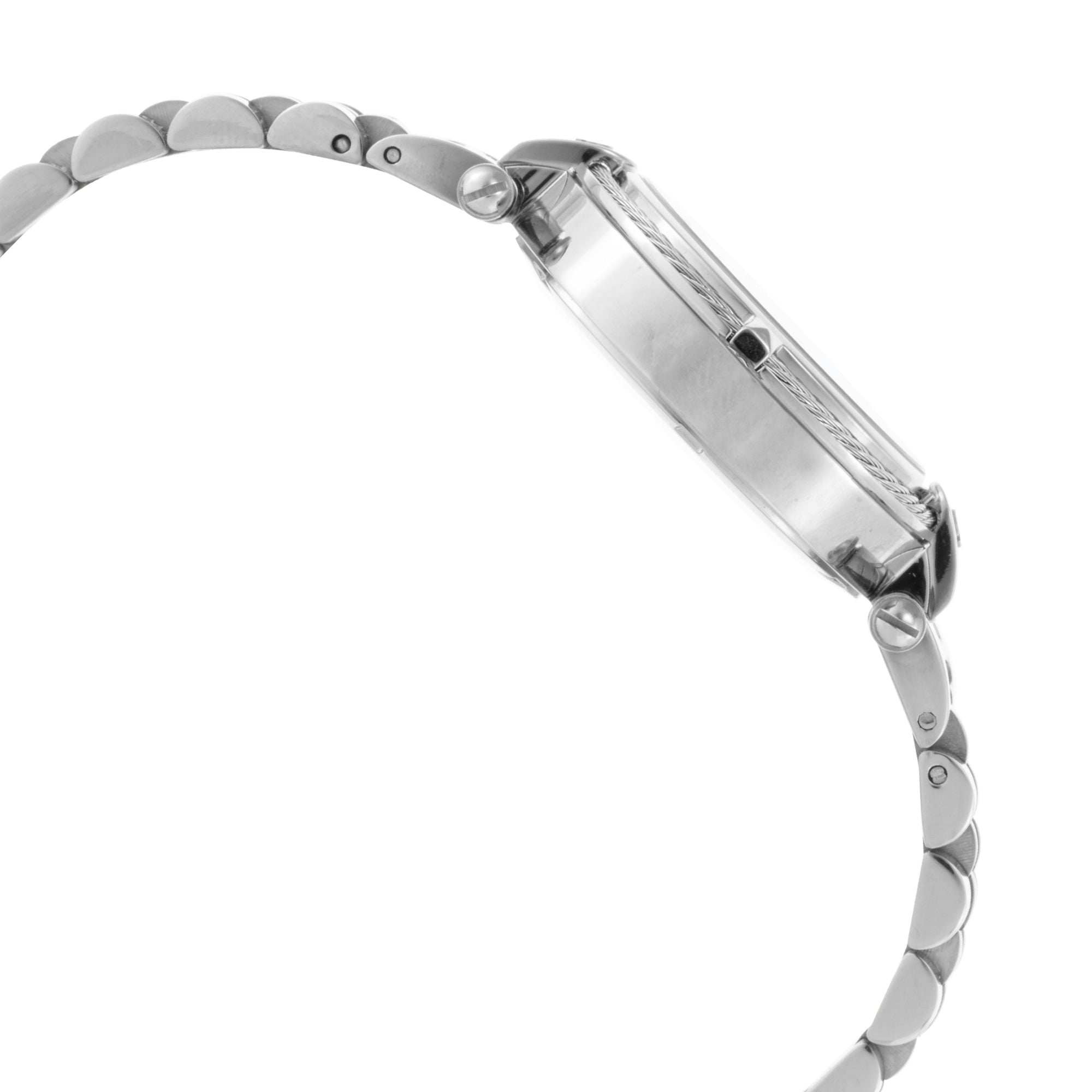 BLADE Paradigm X White 3698L2SSS SS Case & Band 3-Hands Women's Watch