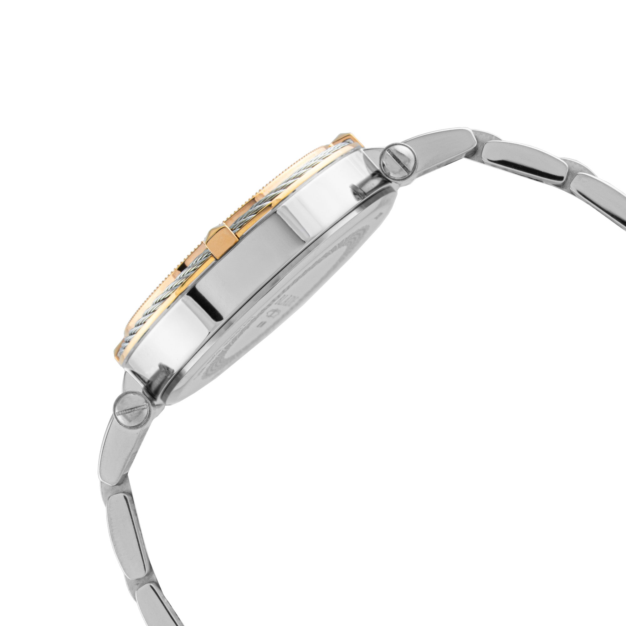 BLADE Paradigm Ivory 3699L2TST SS Case & Band Multifunction Women's Watch