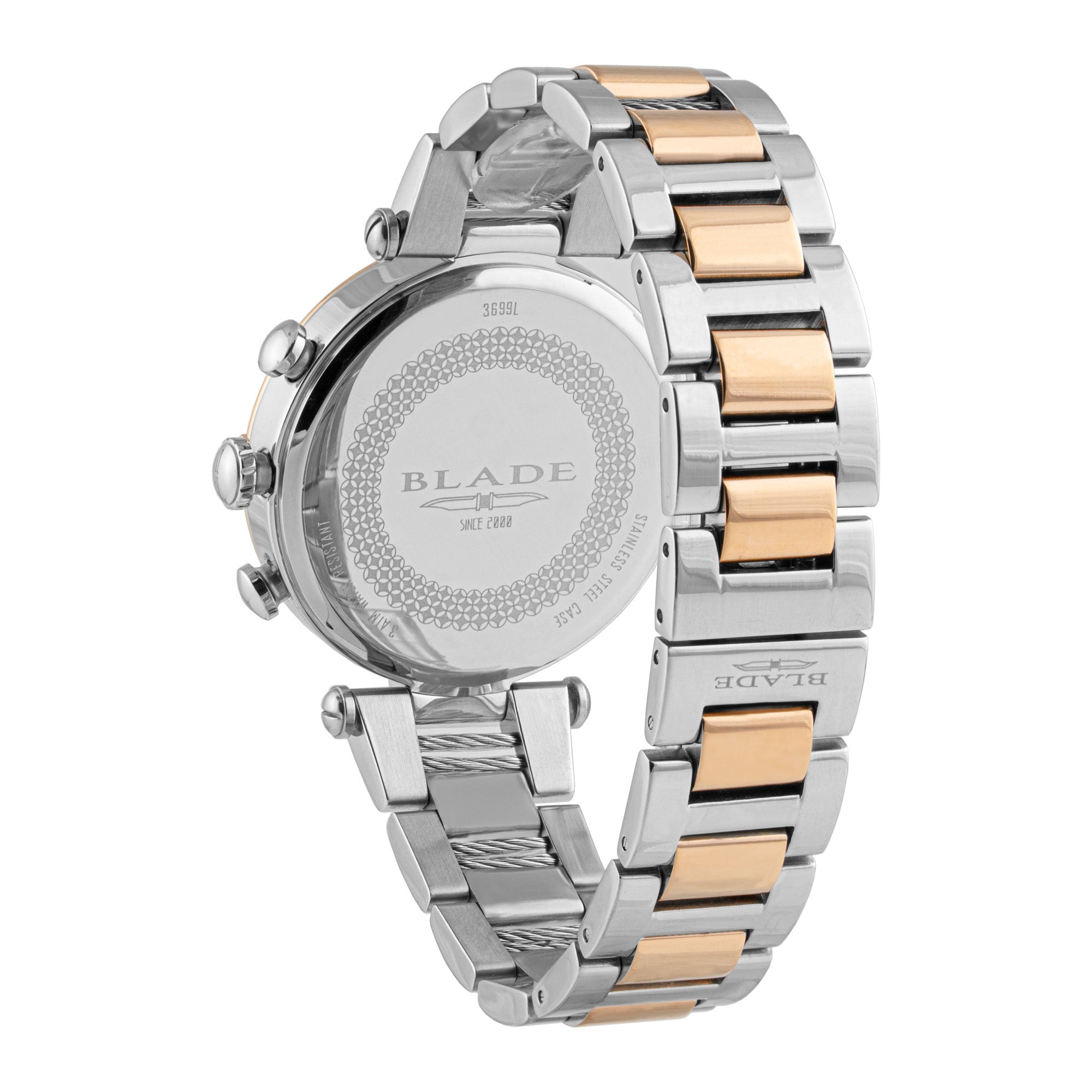 BLADE Paradigm Ombre 3699L2UOU SS Case & Band Multifunction Women's Watch