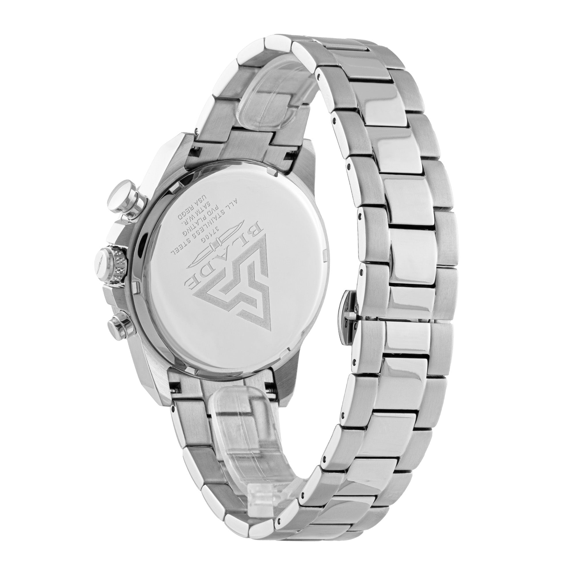 BLADE OUTLIER WHITE 3710G2SSS SS CASE & BAND MULTIFUNCTION MEN'S WATCH