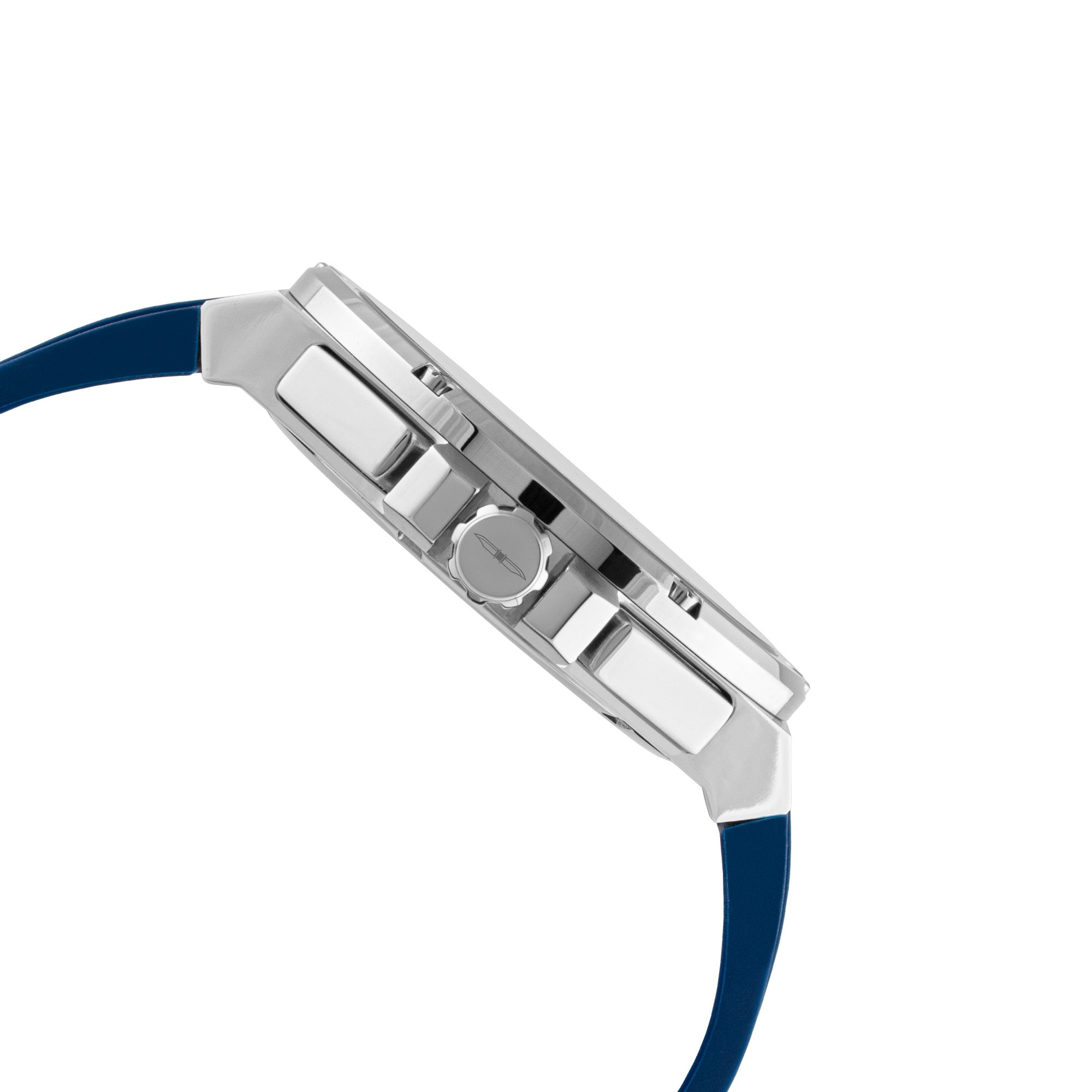 BLADE LEGATUS NAVY 3702G5SBB SS Case & Silicone Strap Chronograph Men's Watch