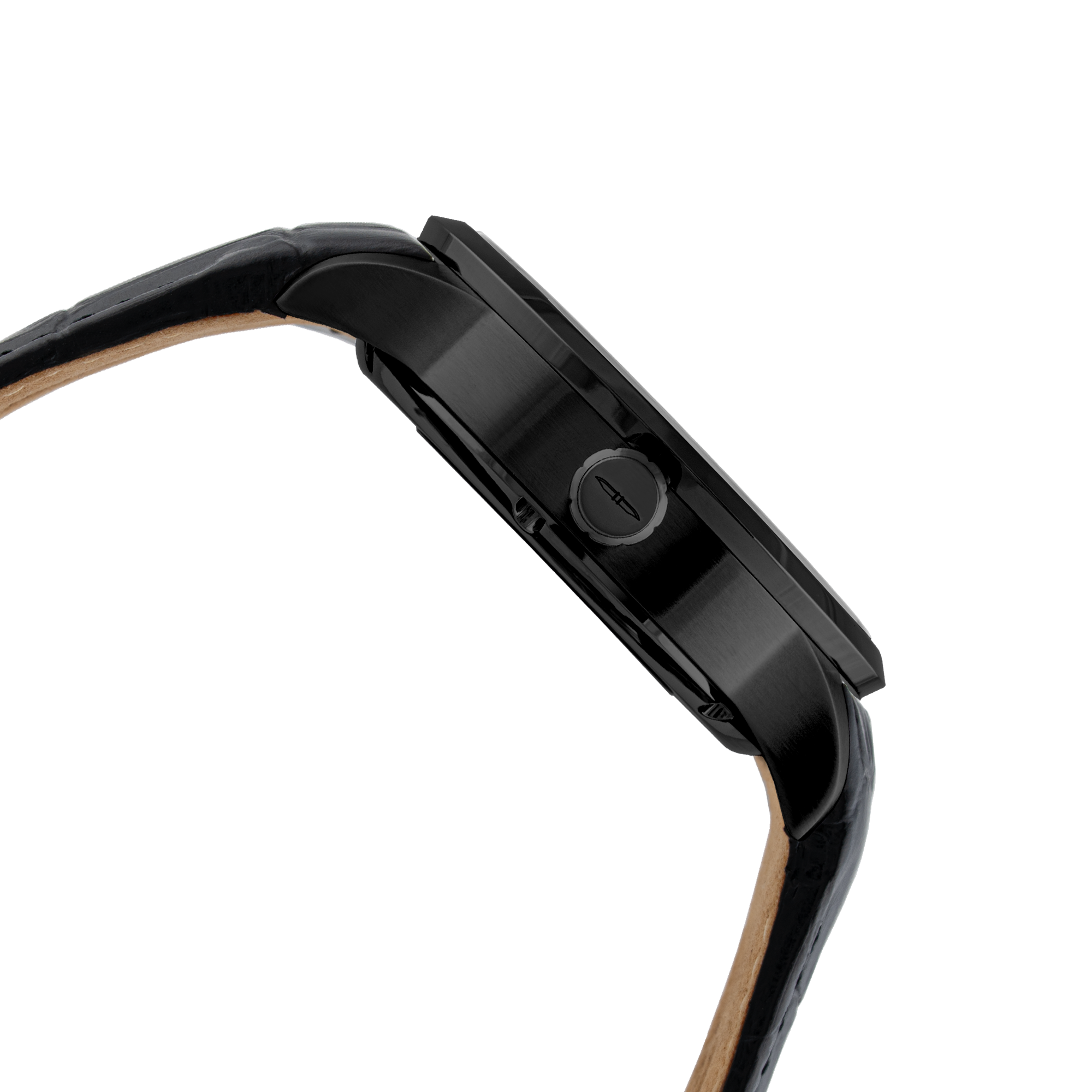 BLADE Sempre Noir 3704G1NNN SS & Leather Strap Automatic Men's Watch