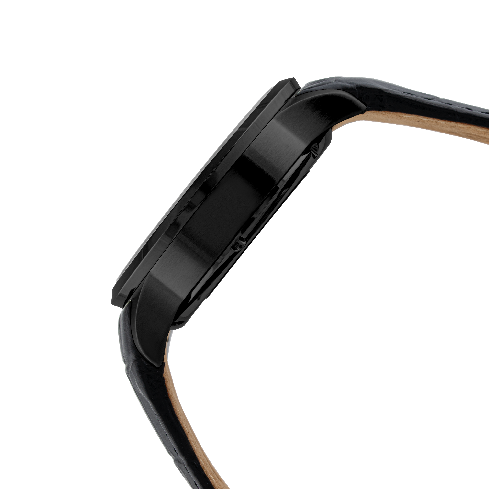 BLADE Sempre Noir 3704G1NNN SS & Leather Strap Automatic Men's Watch