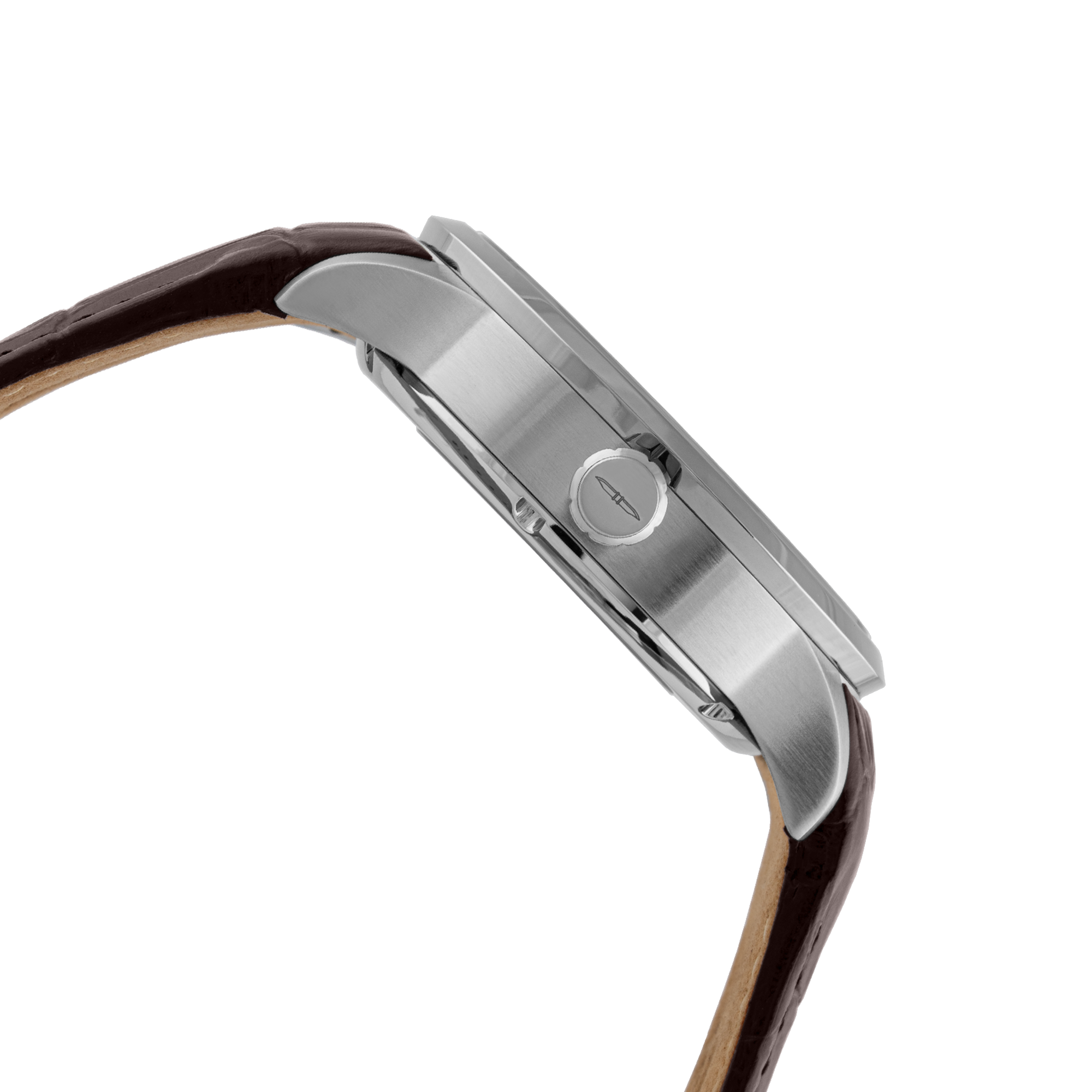 BLADE Sempre Blue 3704G1SBO SS & Leather Strap Automatic Men's Watch