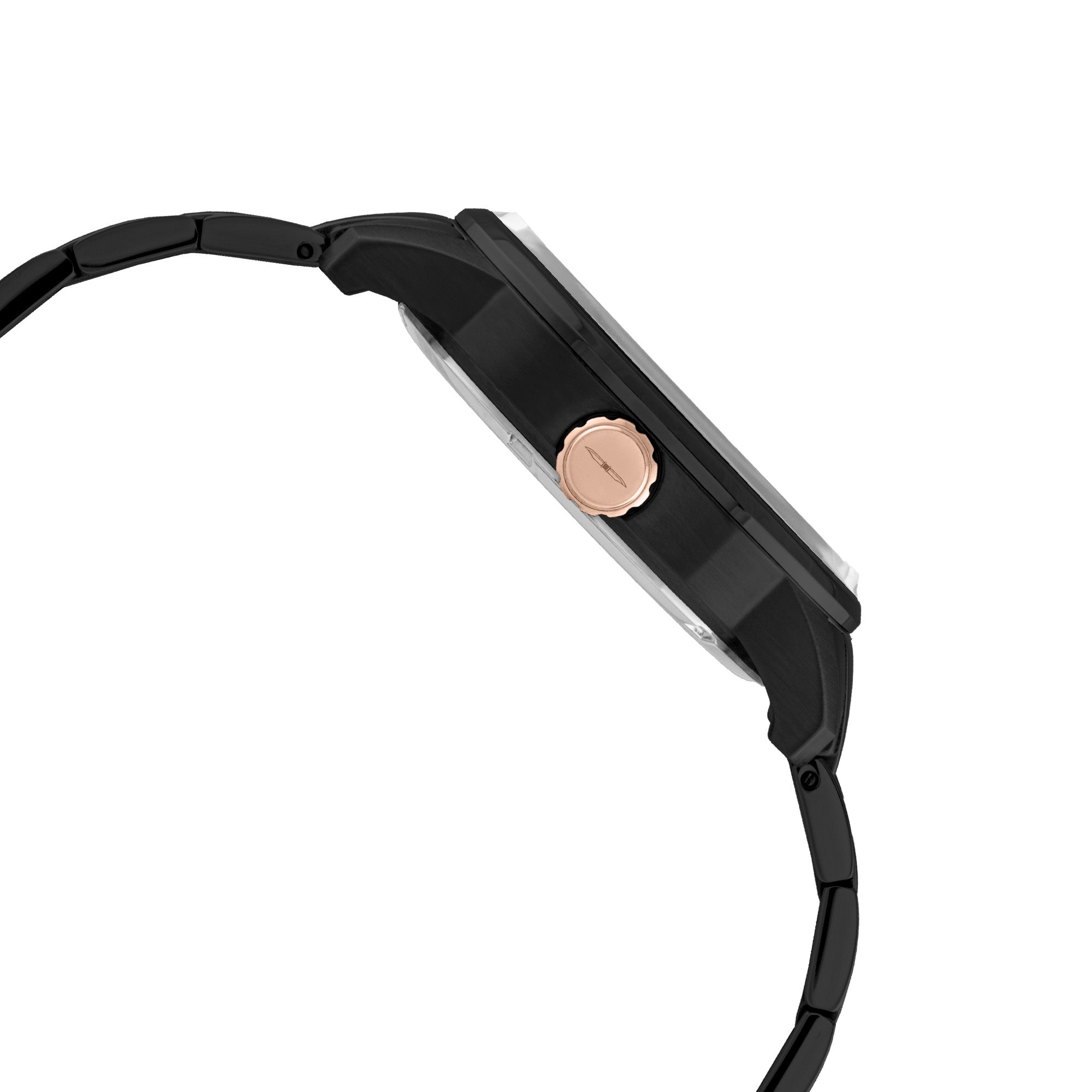 BLADE STREAK NOIR - CALENDAR 3707G2NNN SS CASE & BAND MEN'S WATCH