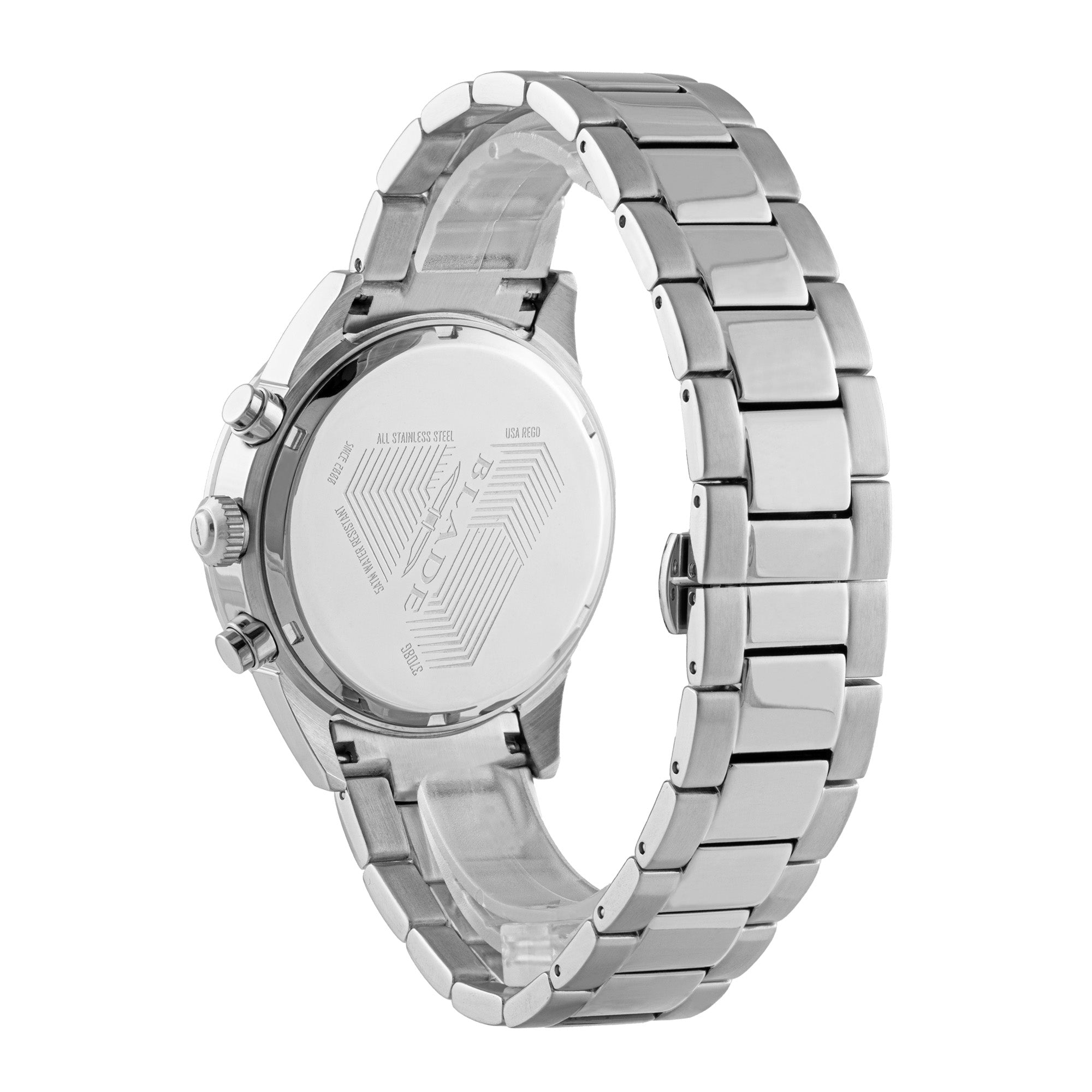 BLADE ECHELON SS AQUA 3708G2SIS SS CASE & BAND MULTIFUNCTION MEN'S WATCH