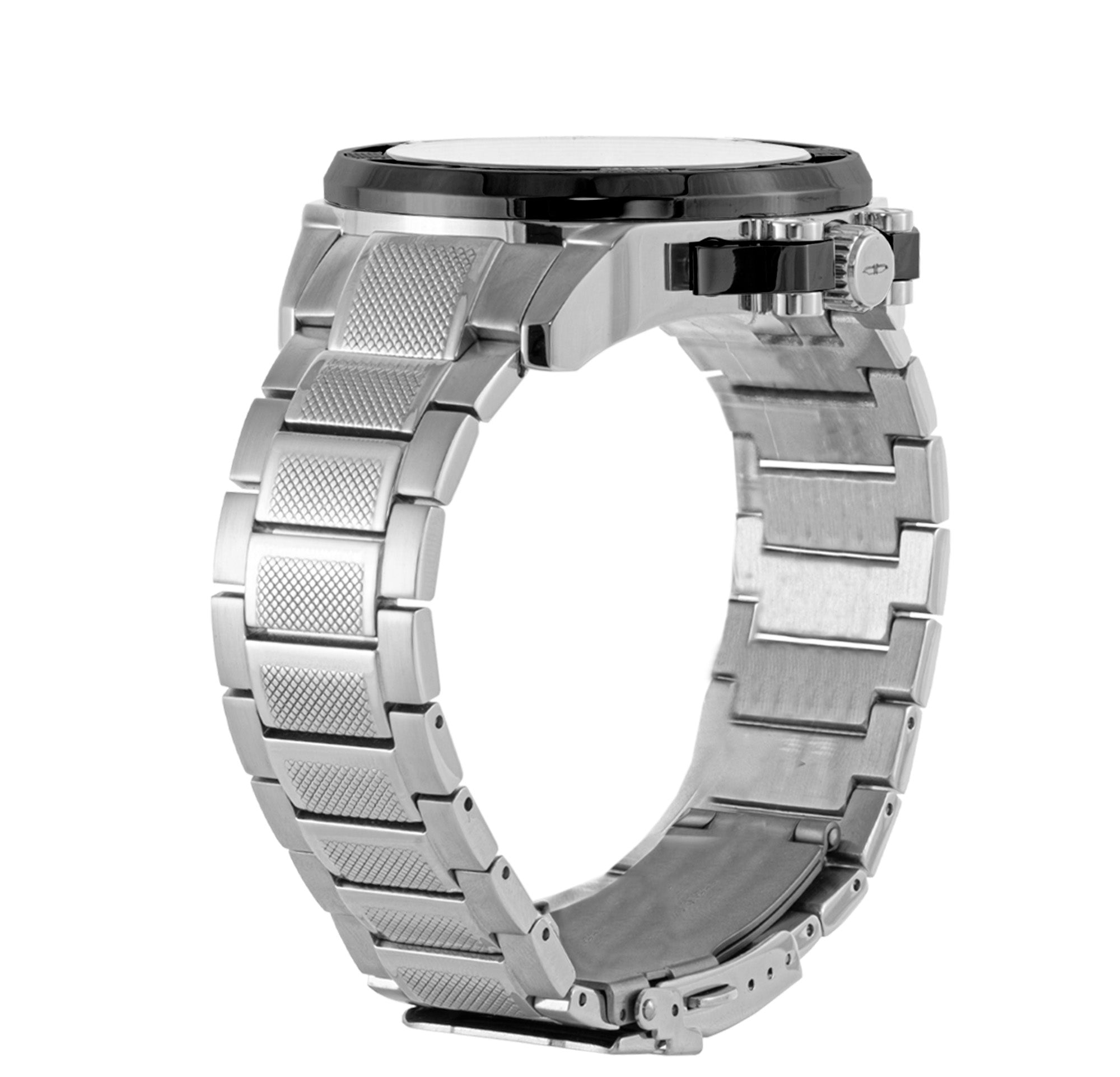 BLADE Crossfire Mono SS Case & Band Multifunction Men's Watch