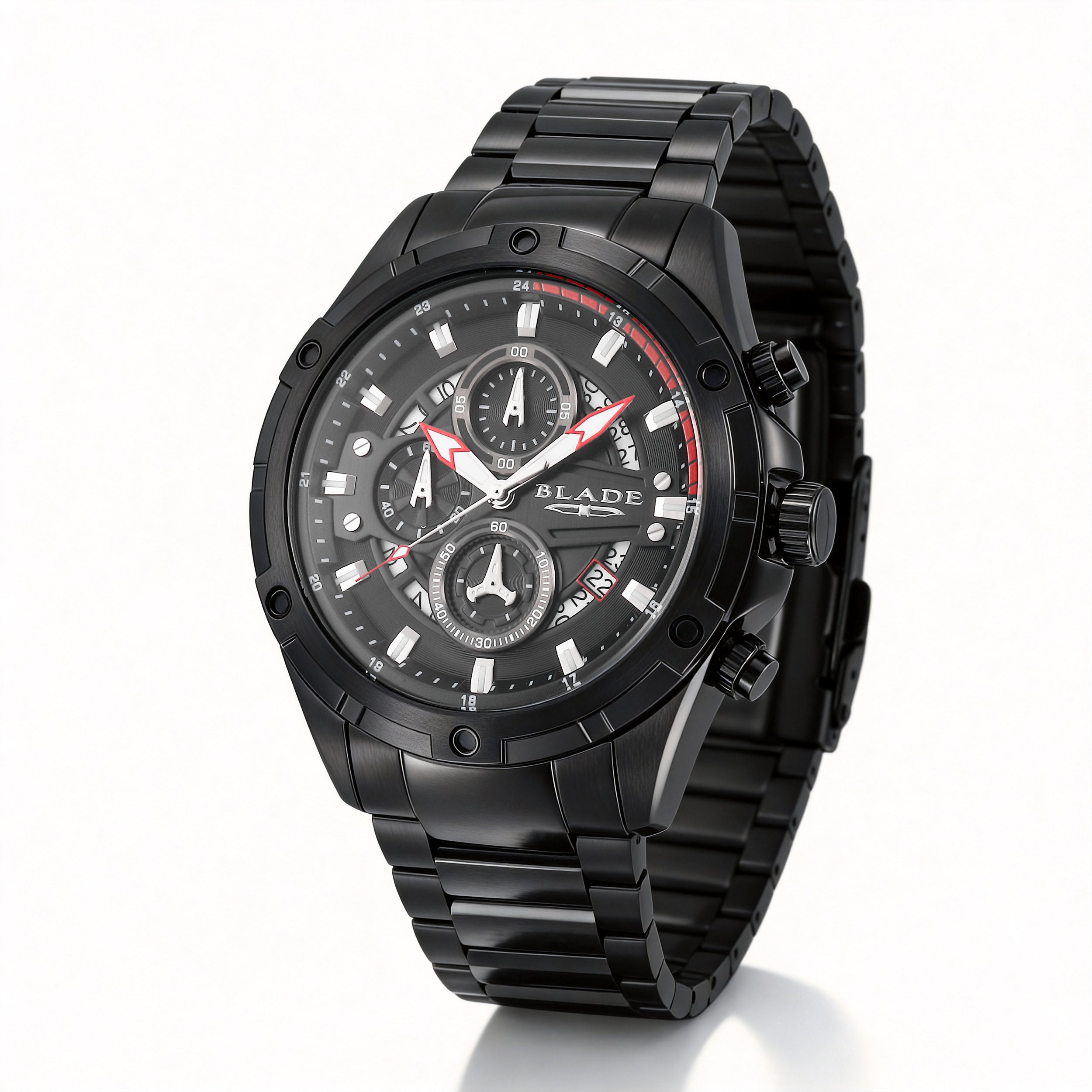 BLADE Airfield Imprint 3715G2NNN SS Case & Band 1/10 Sec. Chrono Men's Watch