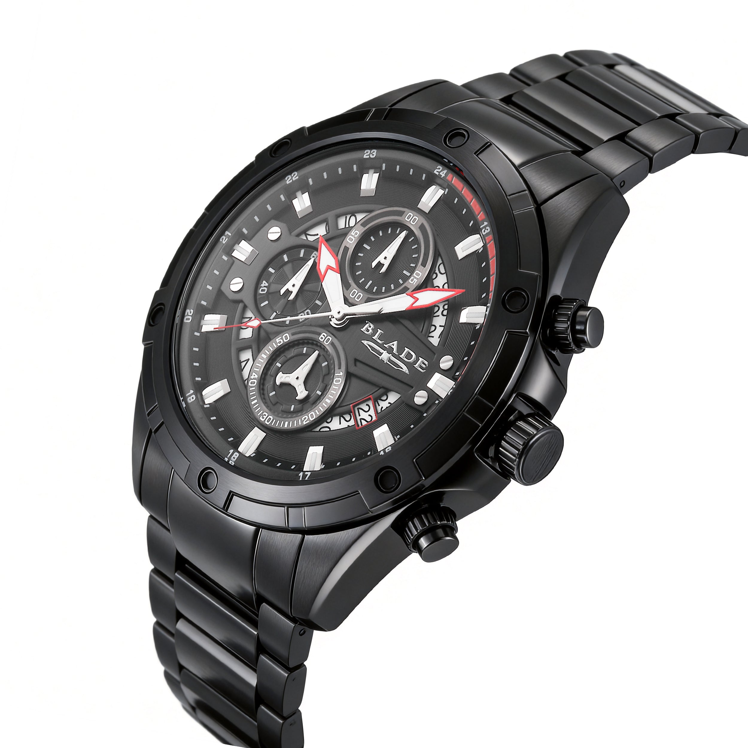 BLADE Airfield Imprint 3715G2NNN SS Case & Band 1/10 Sec. Chrono Men's Watch