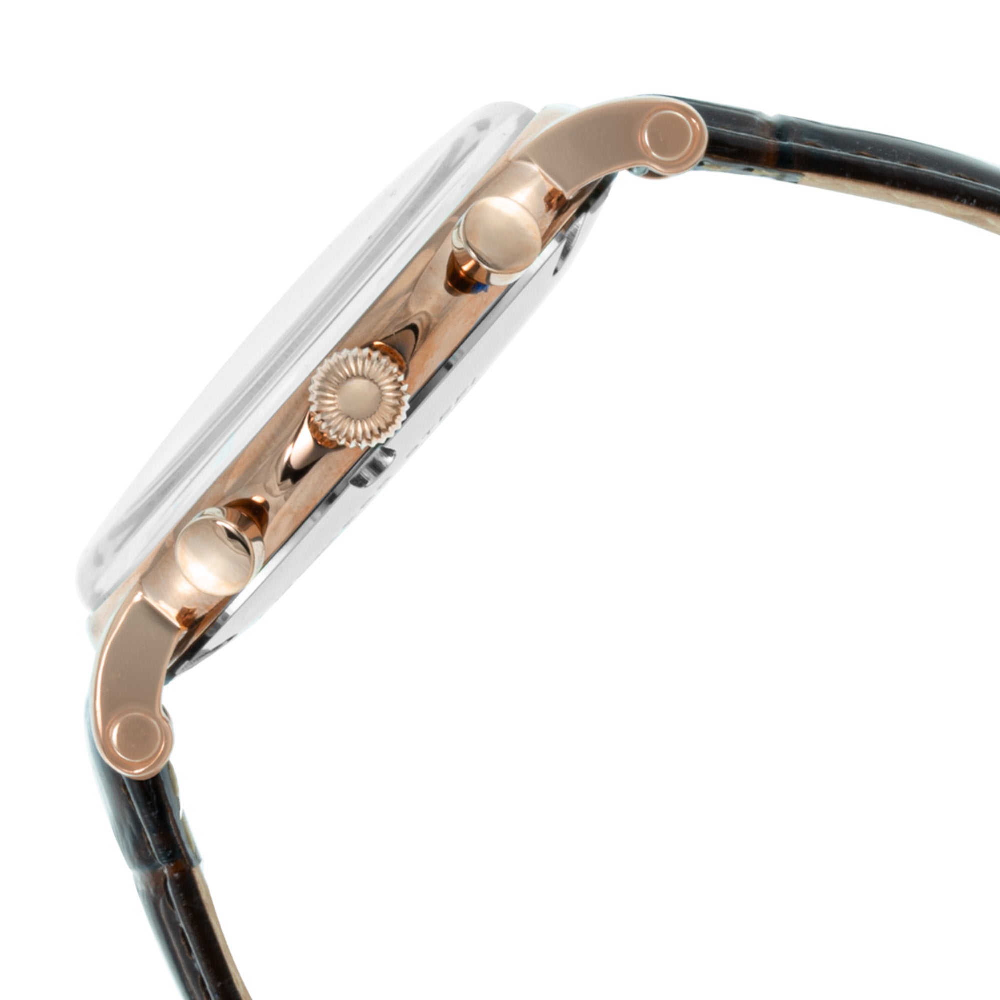 BLADE AURA BLOOM 3724G1REO SS CASE & LEATHER STRAP CHRONOGRAPH MEN'S WATCH