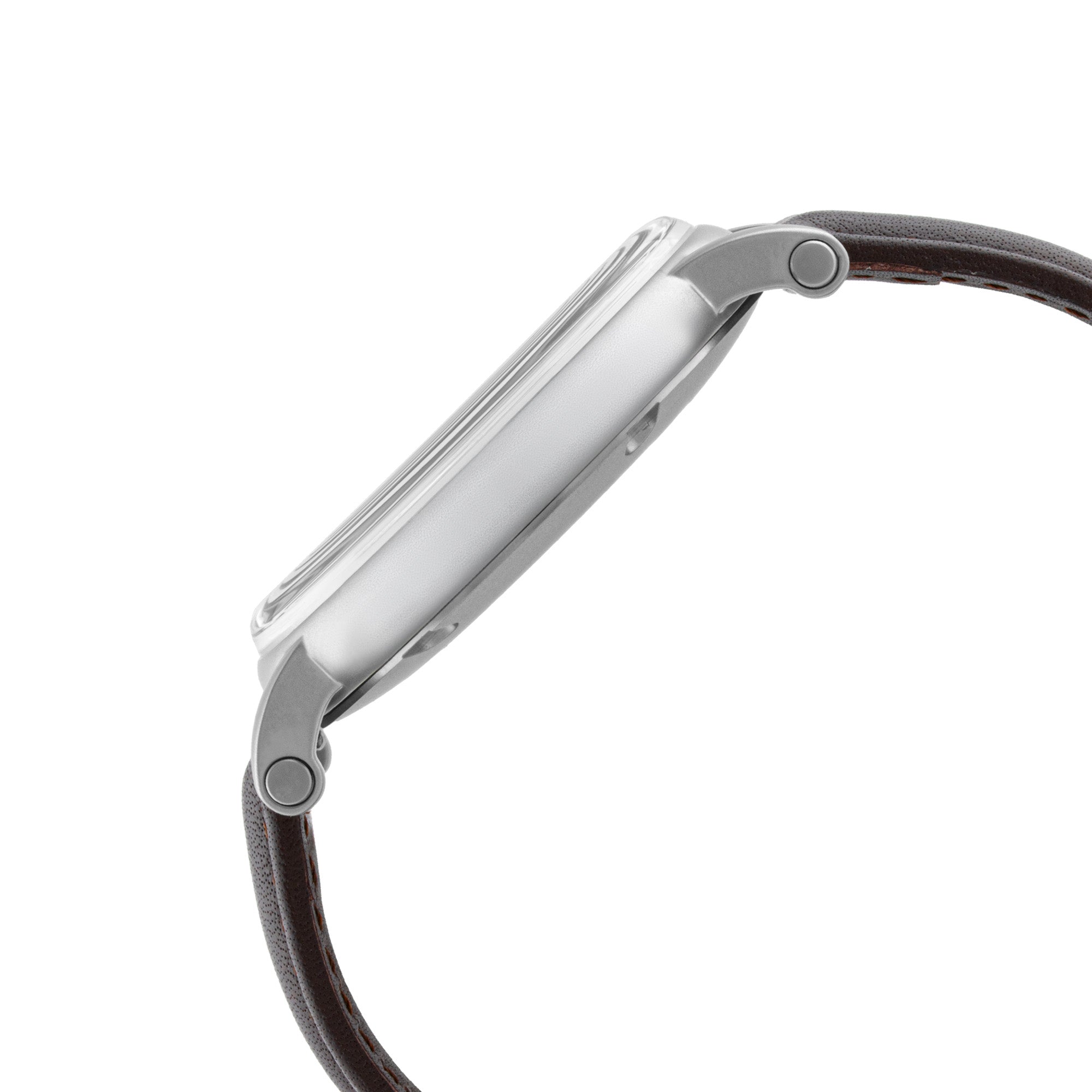 BLADE AURA X WHITE SS CASE & LEATHER STRAP YACHT TIMER CHRONOGRAPH MEN'S WATCH