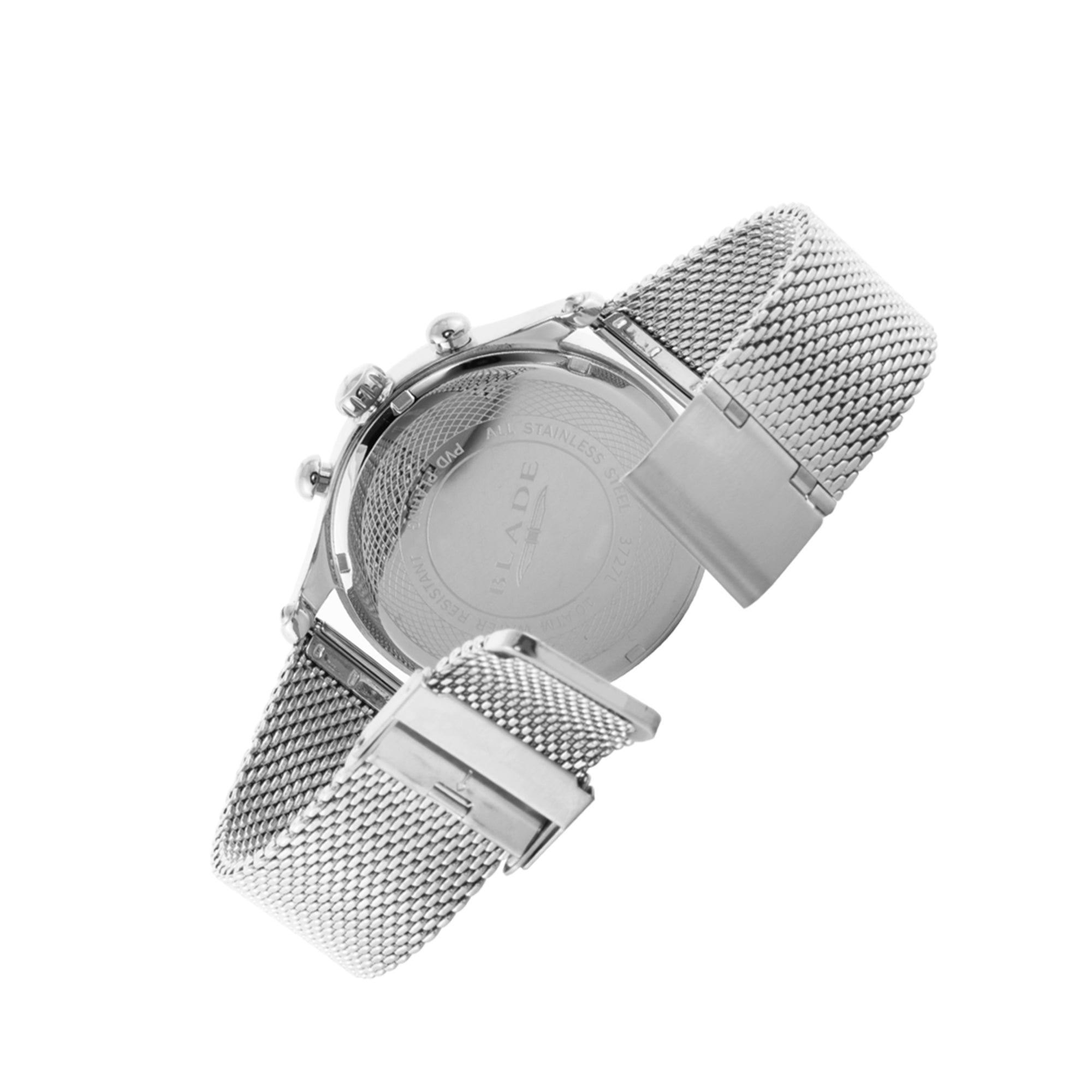 BLADE FUSION GREEN SS CASE & MESH STRAP MULTIFUNCTION WOMEN'S WATCH