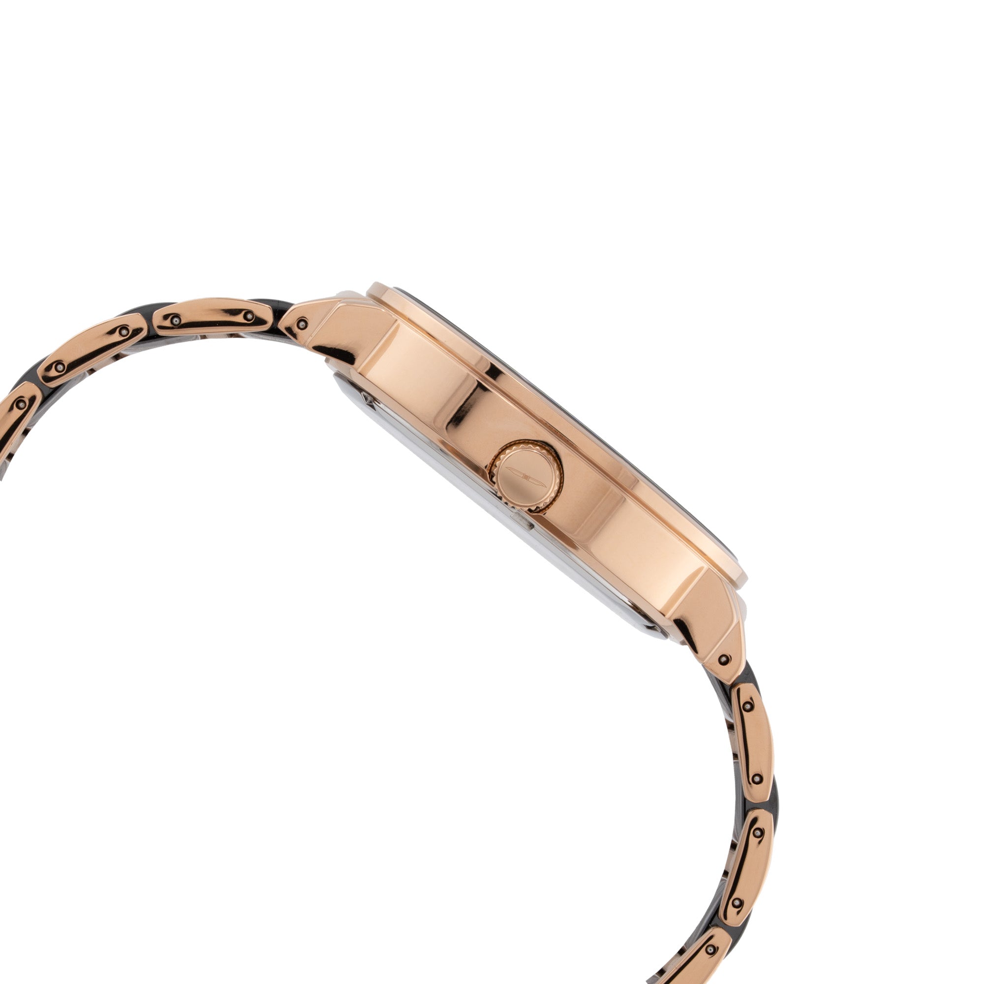 BLADE Jazz Crimson SS Case & SS/Ceramic Band Date Women's Watch