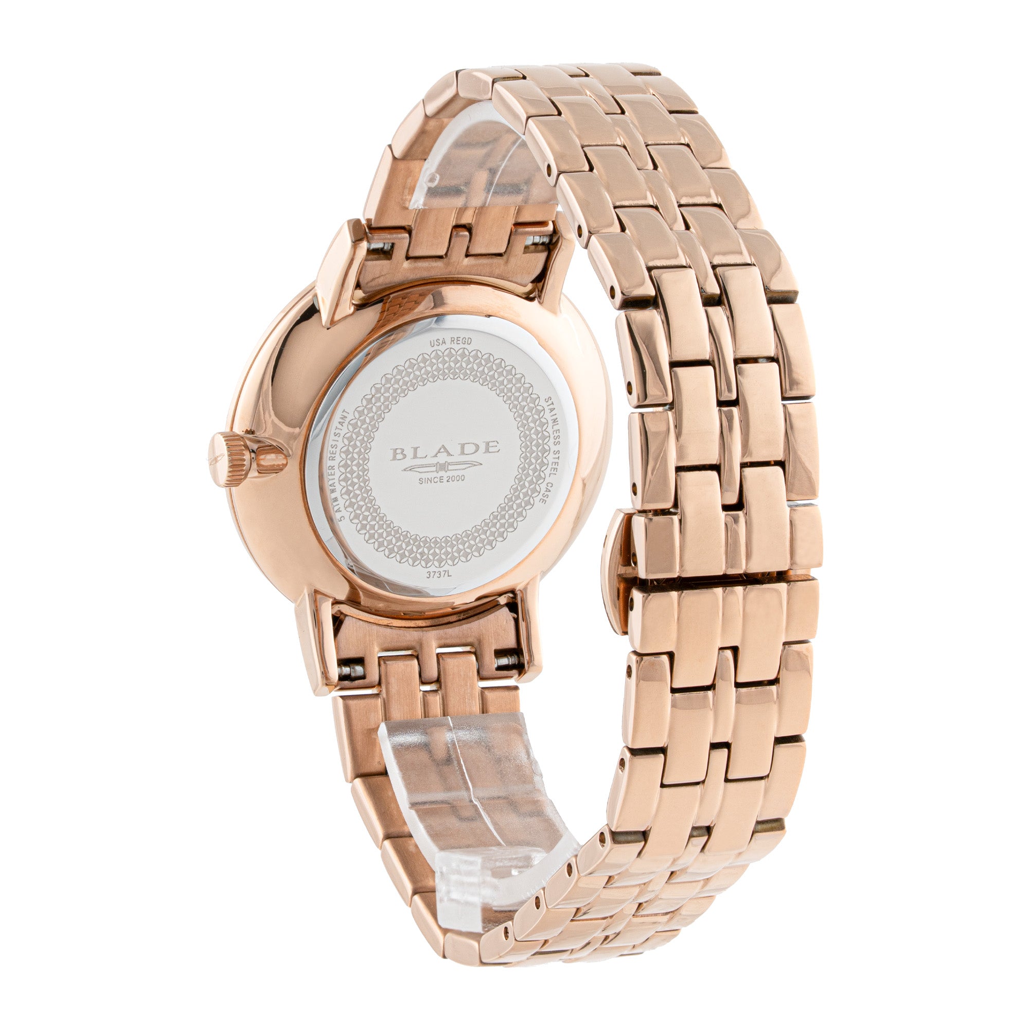 BLADE Intense Coral 3737L2RHR SS Case & Band Date Women's Watch
