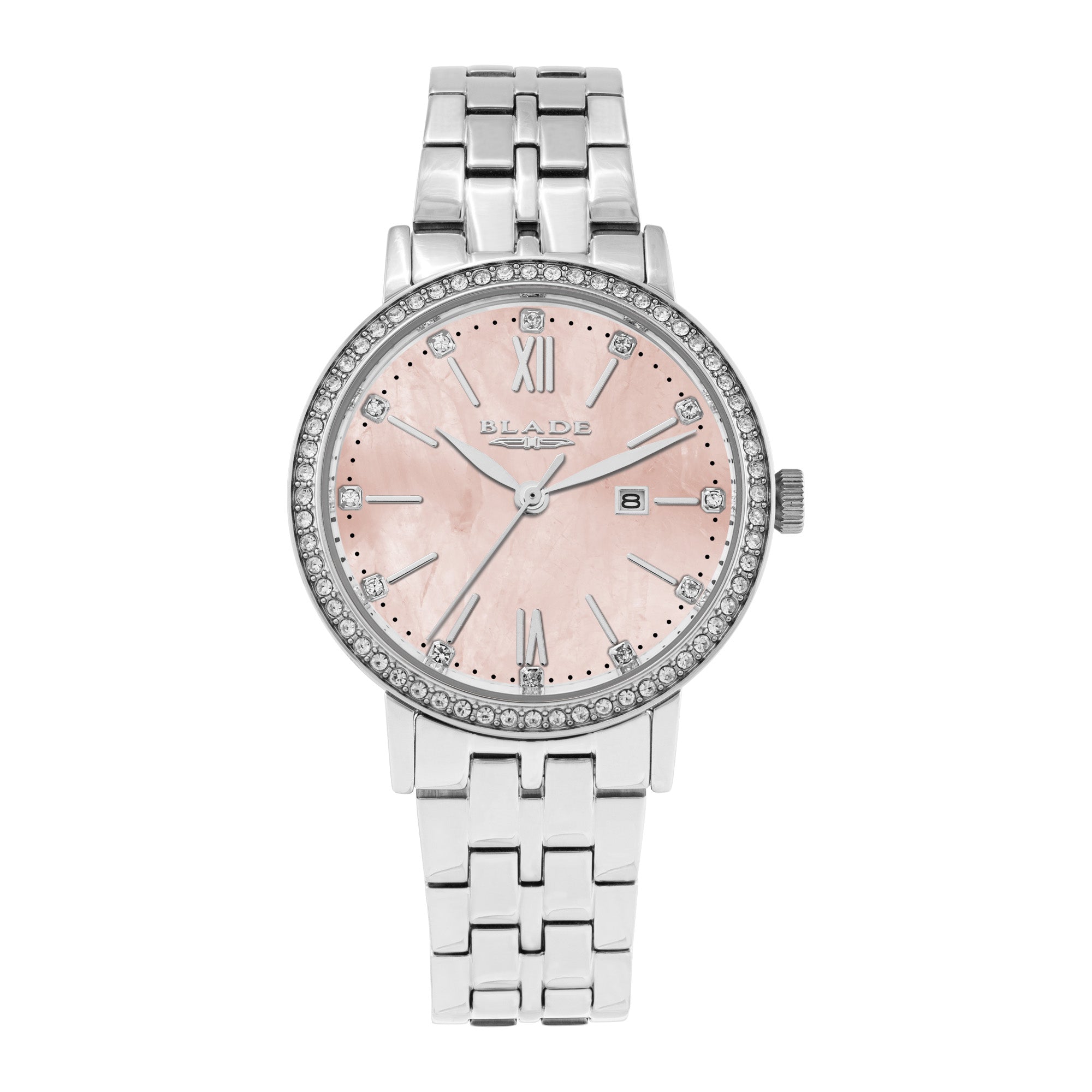 BLADE Intense Blushed SS Case & Band Calendar Women's Watch