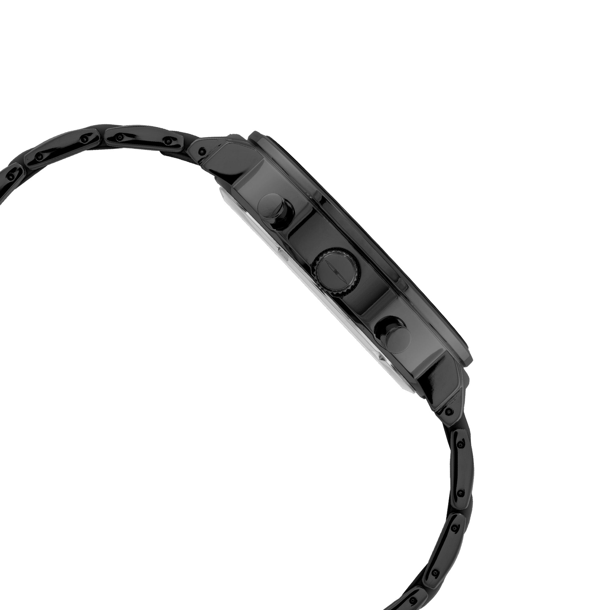 BLADE Jazz Groove Noir SS Case & SS/Ceramic Band Multifunction Men's Watch