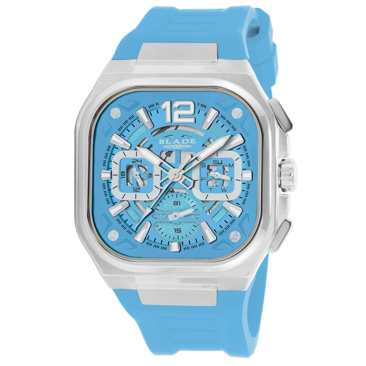 BLADE Glide Sky 3753G5SII SS & Silicone Strap Multifunction Men's Watch