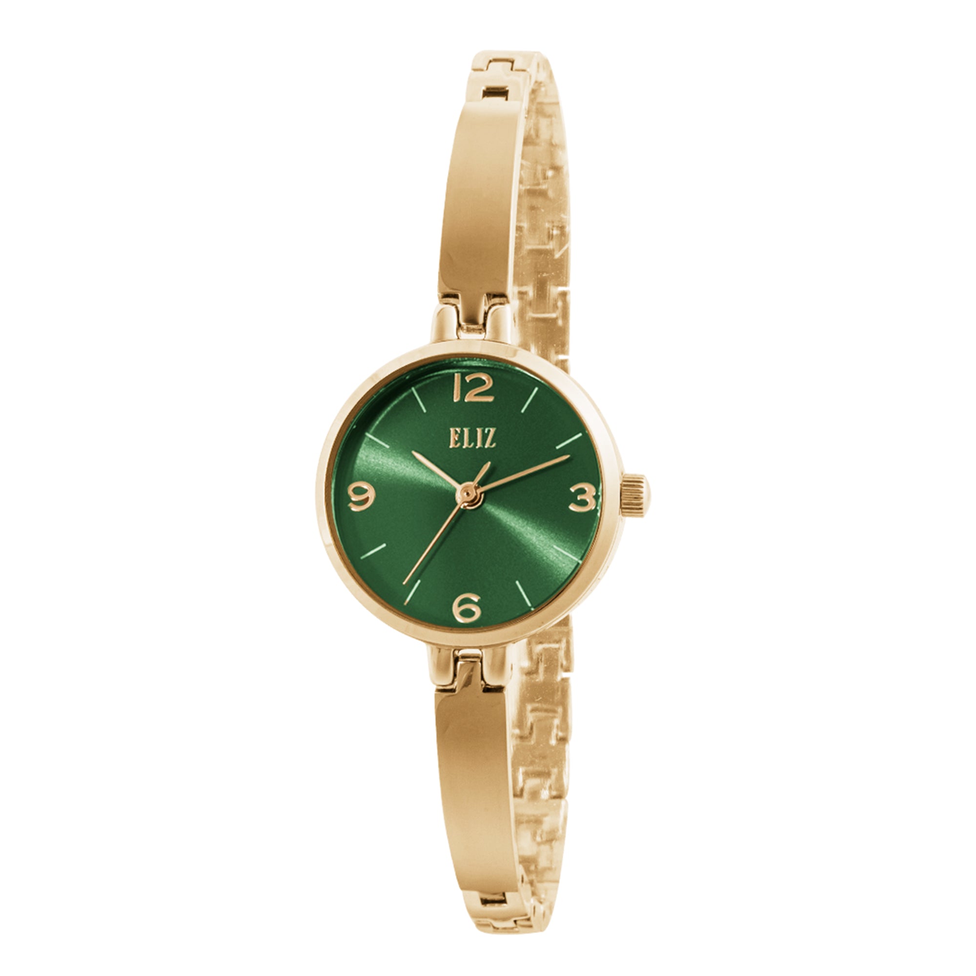 ELIZ ES8785L2GEG Metal Case and Bracelet 3-Hands Women's Watch