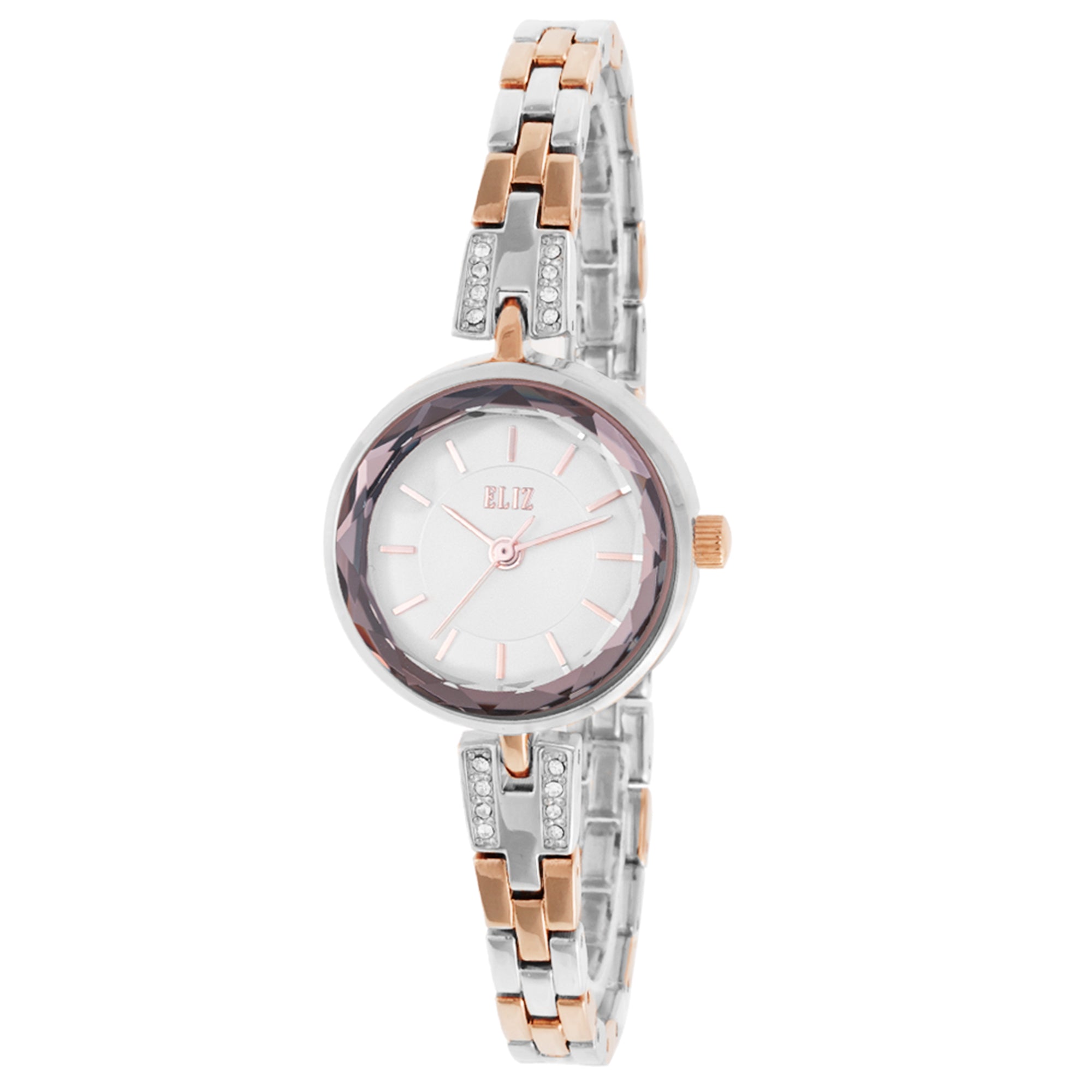ELIZ ES8786L2UWU Metal Case and Bracelet 3-Hands Women's Watch