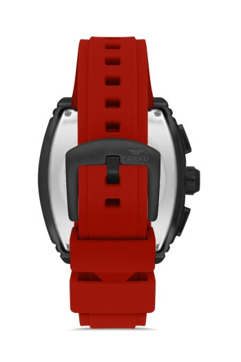 Ferro FM11346D-ZK Metal Case And Silicon Strap Men's Watch