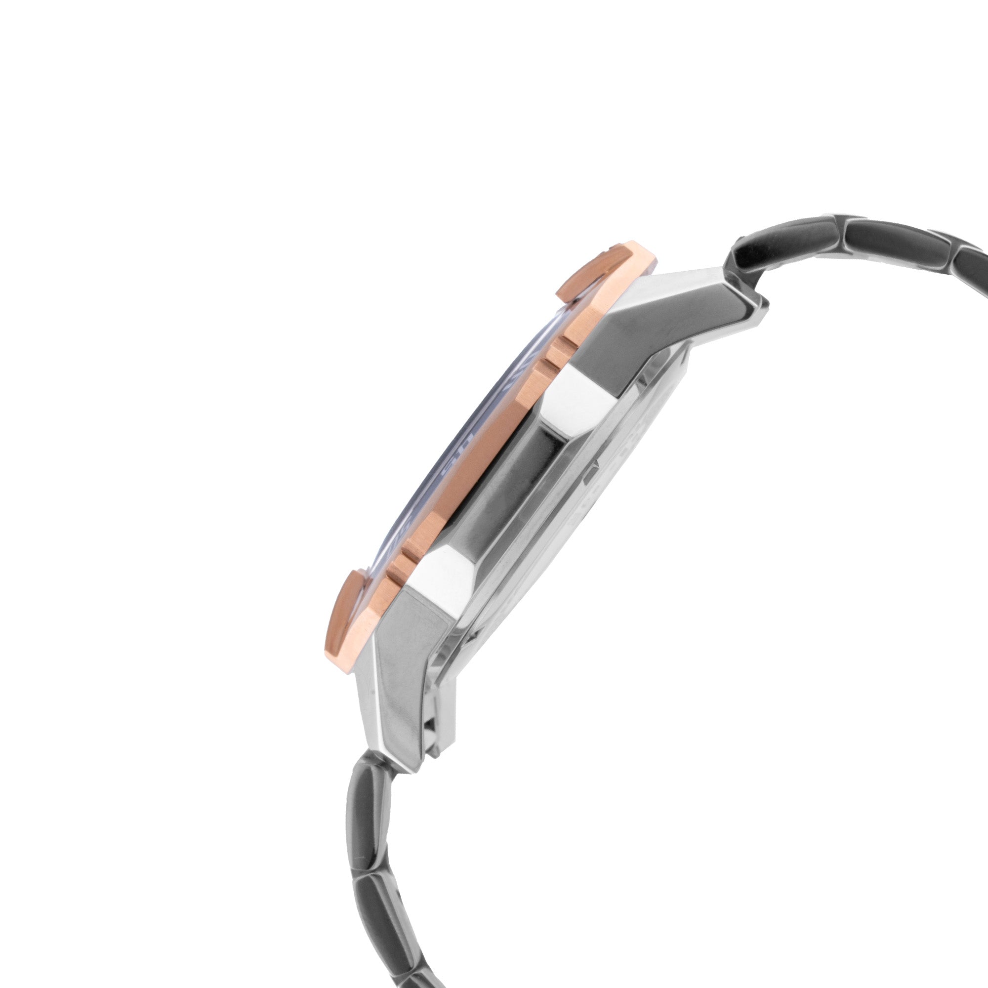 Blade Patriot Bichrome Men's Watch –  Rose Gold & Steel Case 3687G2UBU