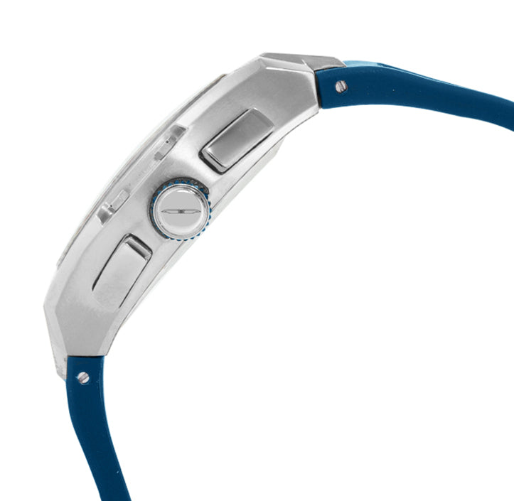 BLADE Magnifique Navy 3652G5SBB SS & Silicone Strap Multifunction Men's Watch