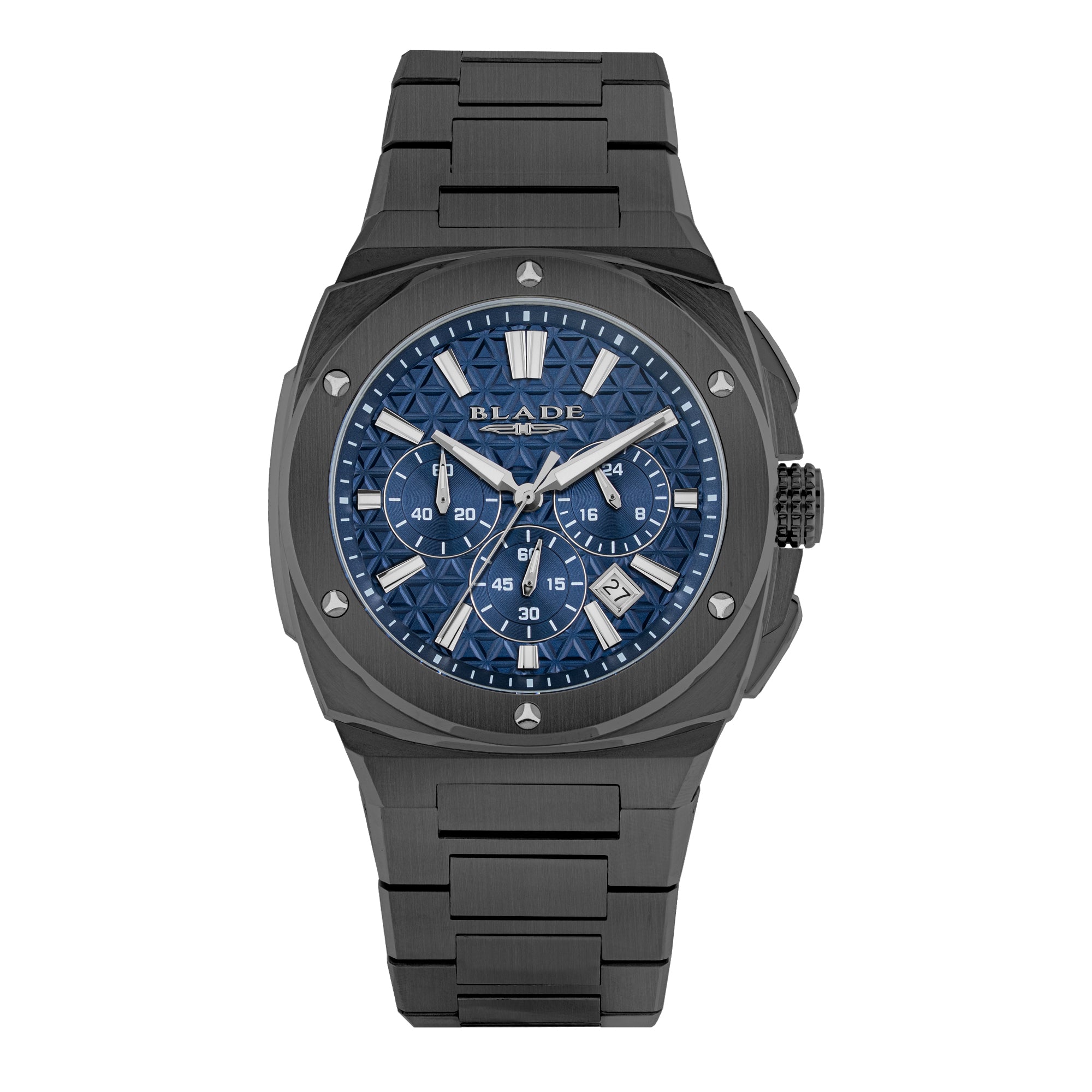 BLADE CRUSADER SS SPACE 3693G2ABA SS Case & Band Chronograph Men's Watch
