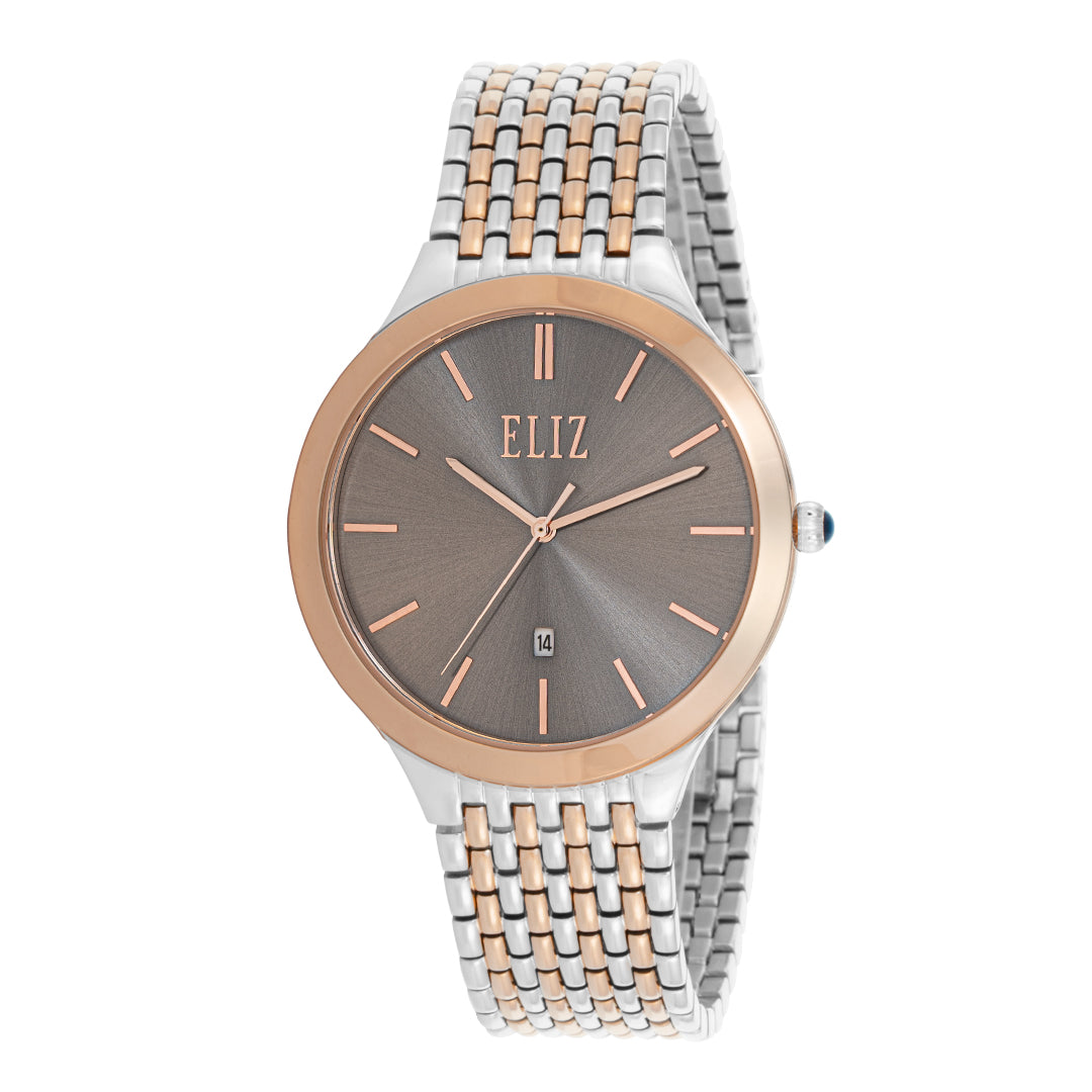 ELIZ ES8691G2UGU SS Case & Band Men's Watch - Front